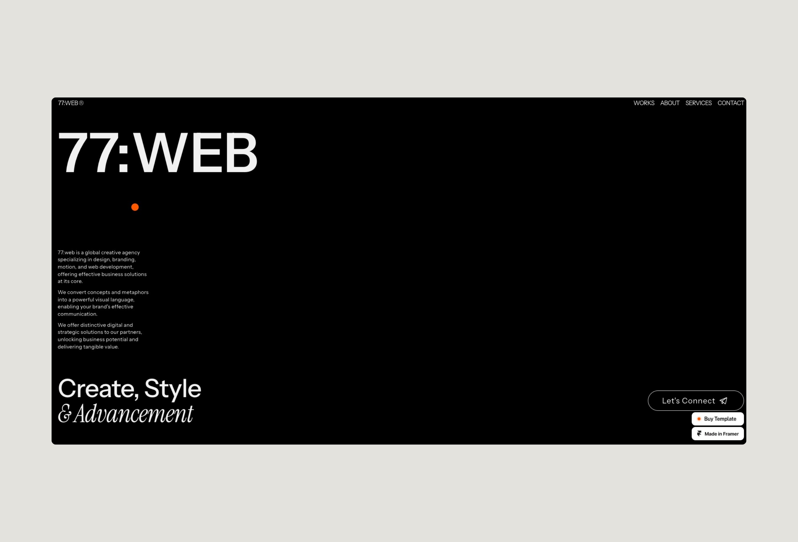 Screenshot 2 of 77web design studio