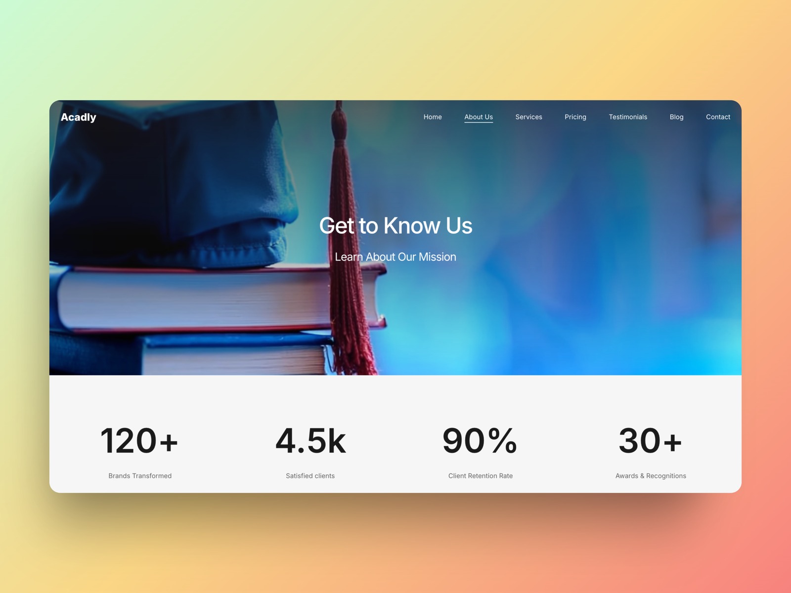 Screenshot 4 of Acadly Template