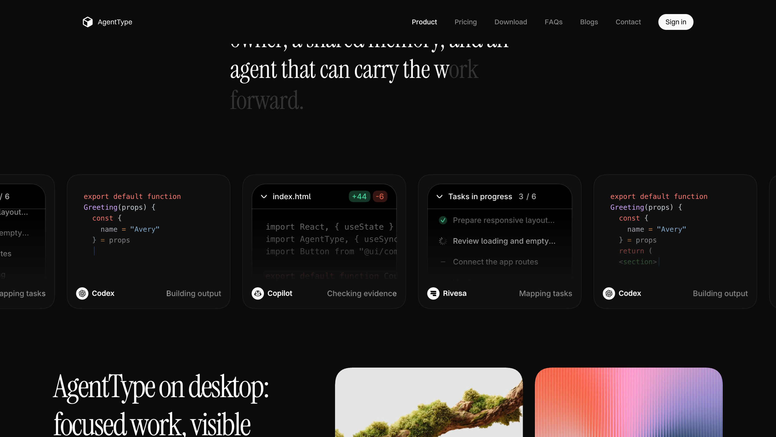 Screenshot 3 of AgentType