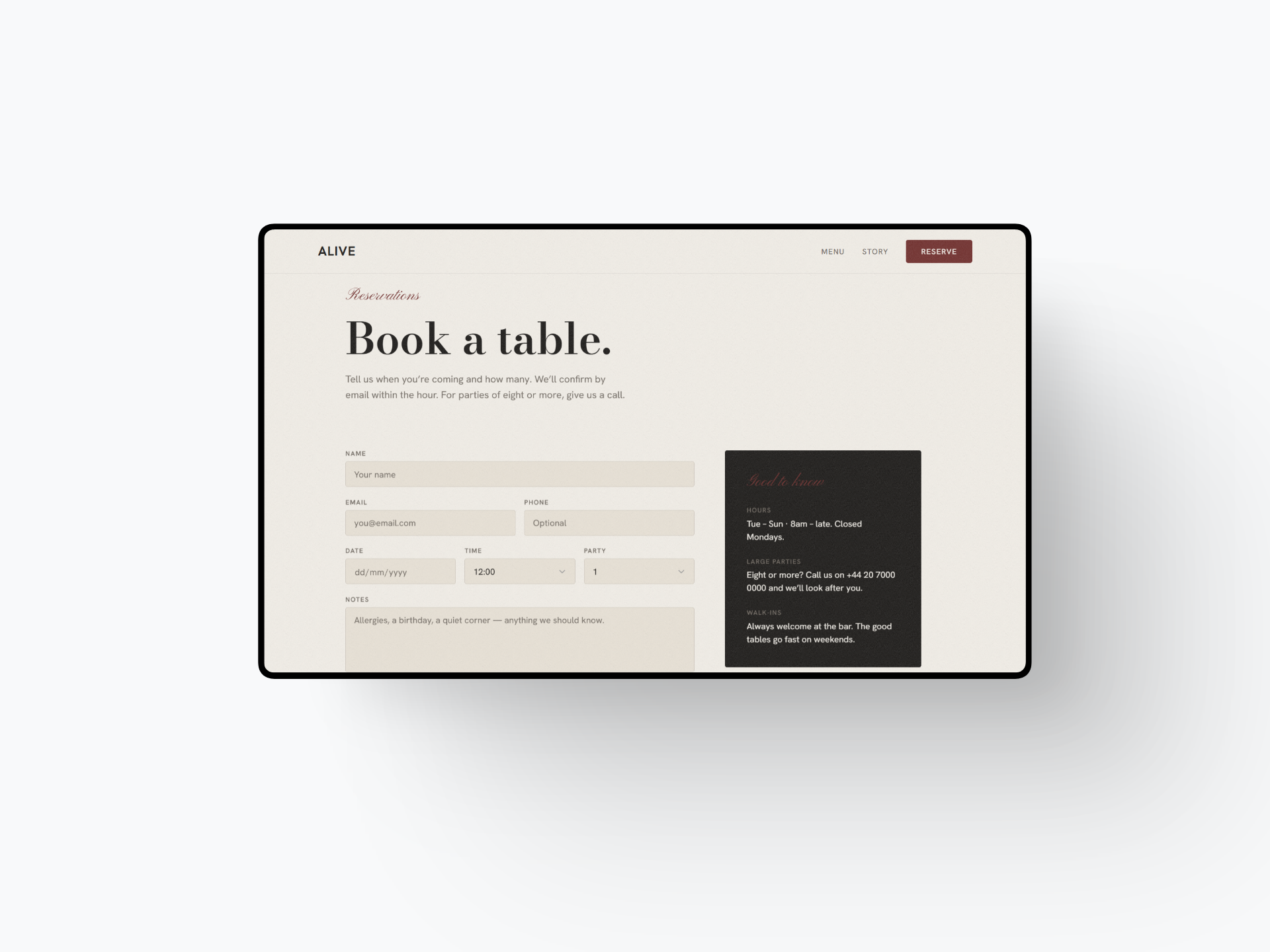 Screenshot 2 of Alive Café & Bistro
