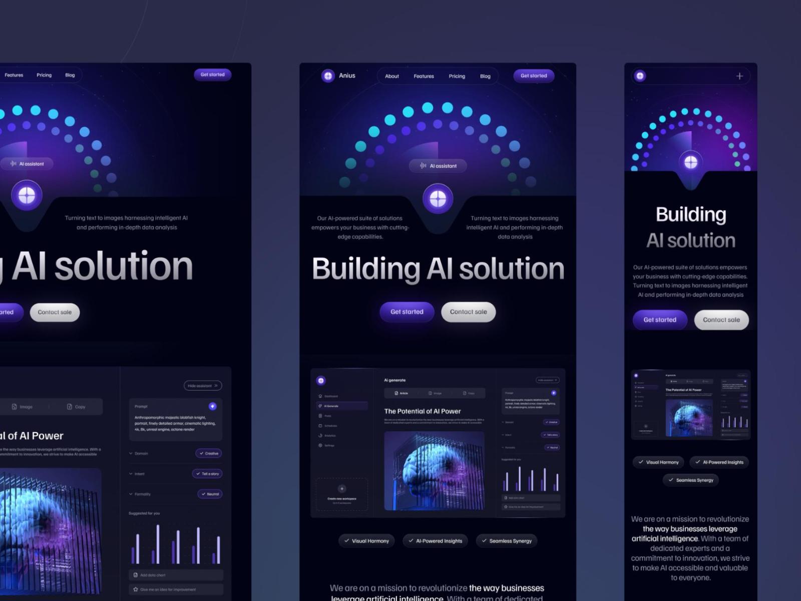 Screenshot 2 of Anius - Template