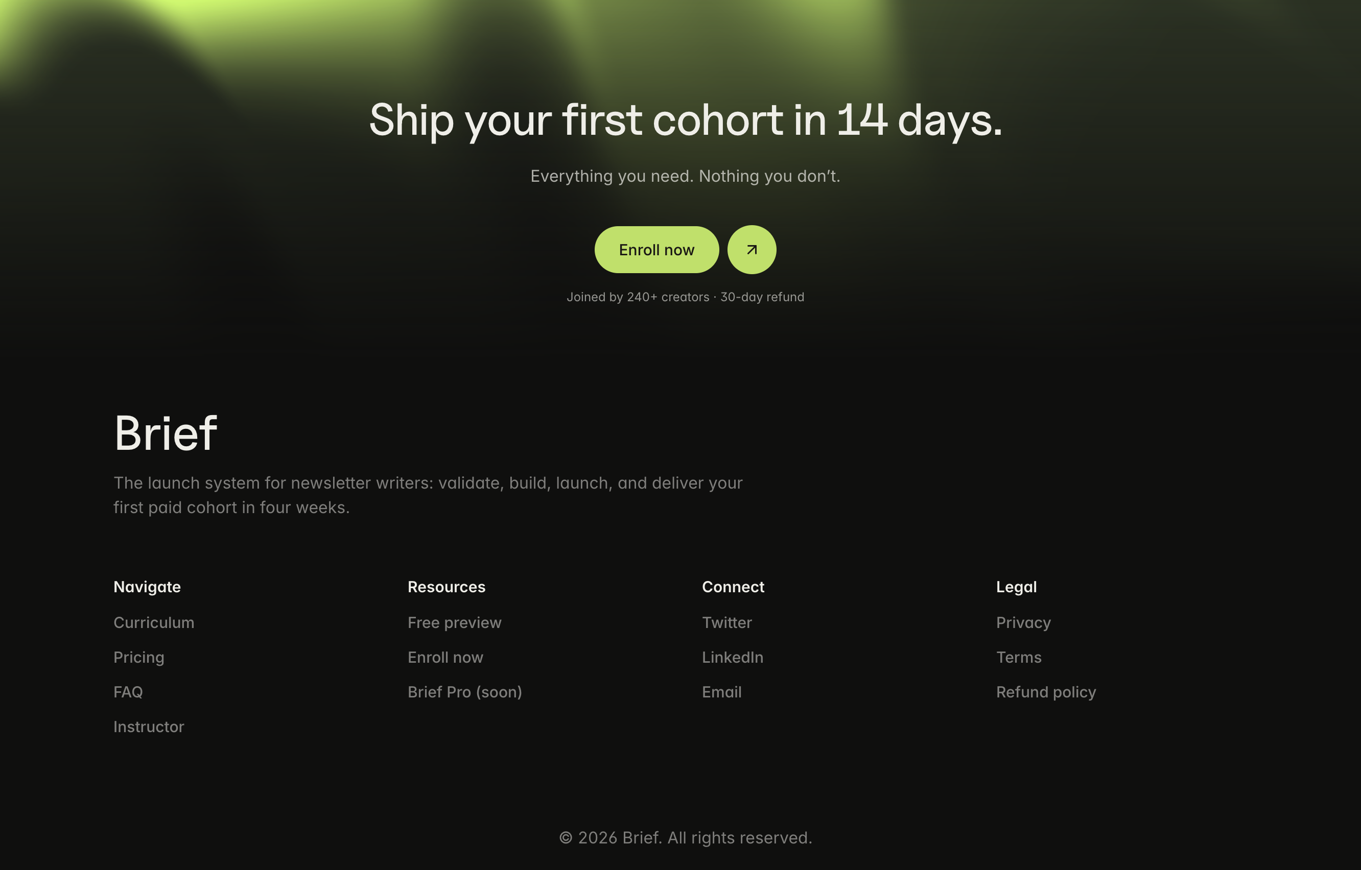Screenshot 3 of Brief Cohort