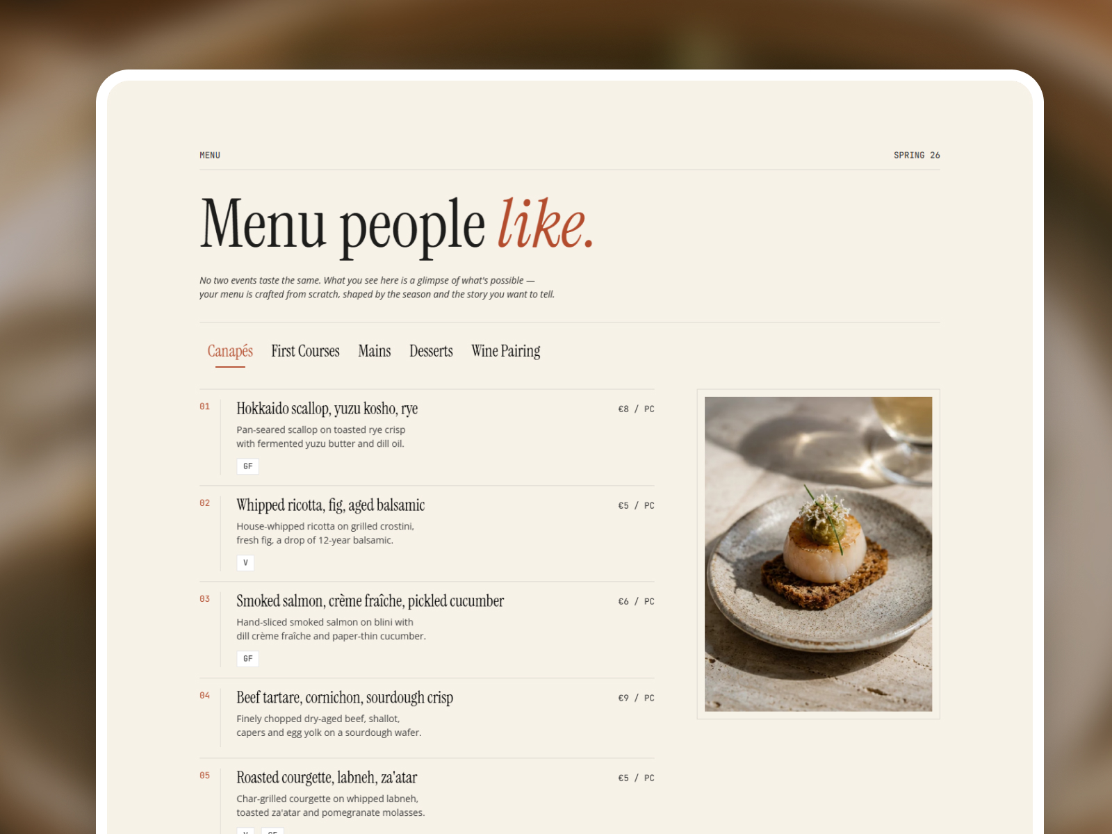 Screenshot 3 of Catered