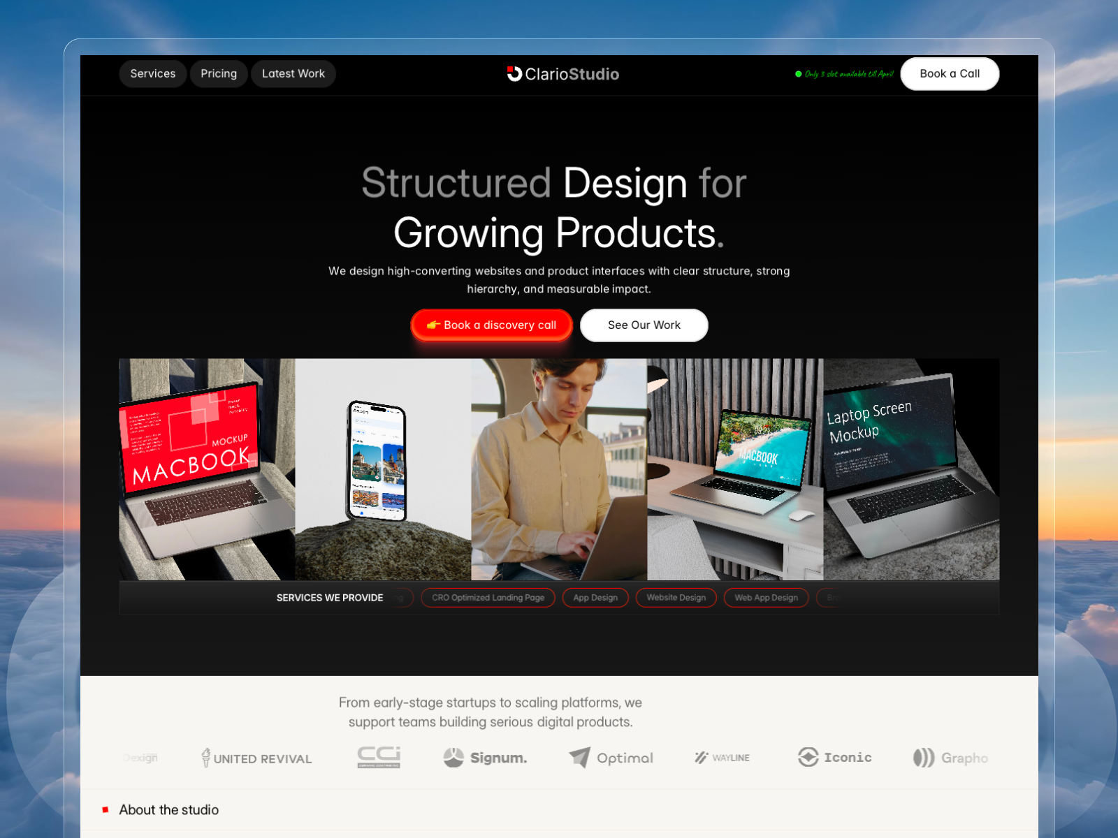 Screenshot 3 of ClarioStudio