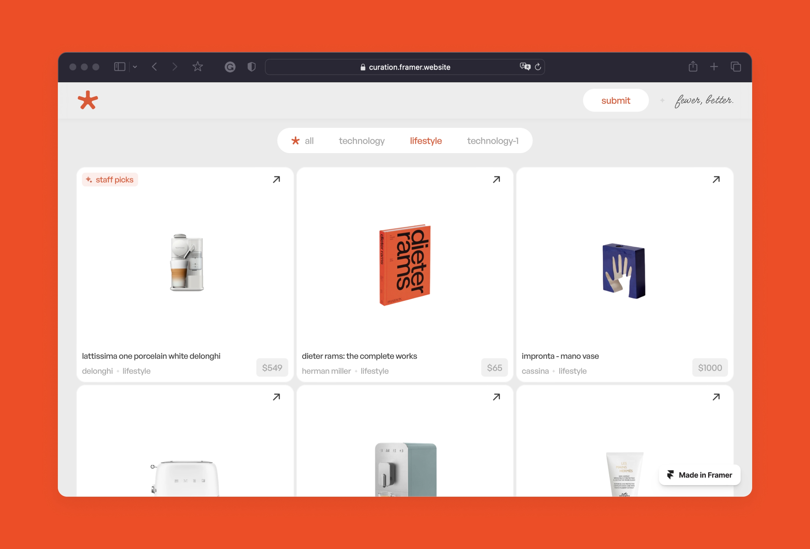 Screenshot 2 of Curation