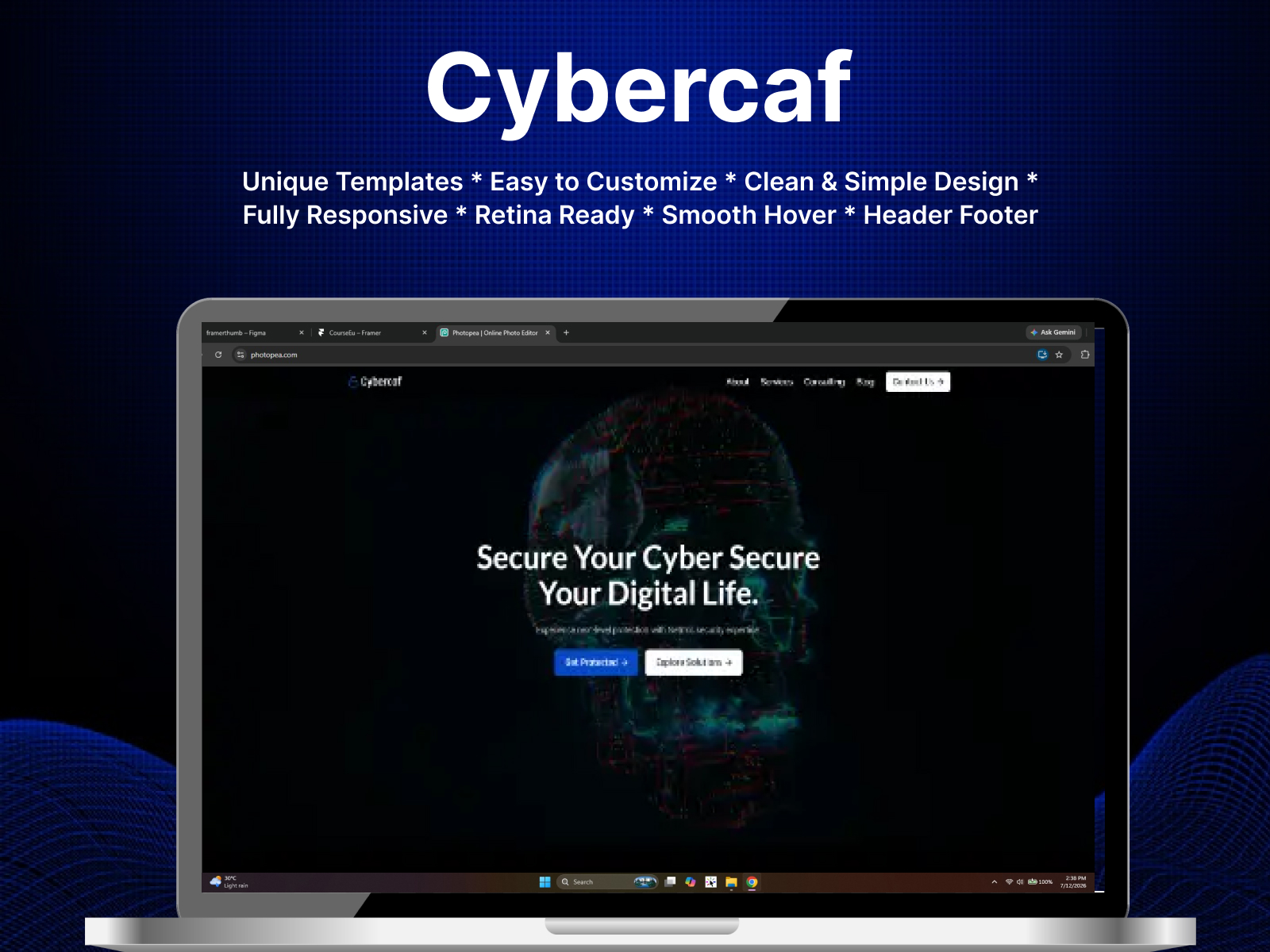 Screenshot 2 of Cybercaf Security