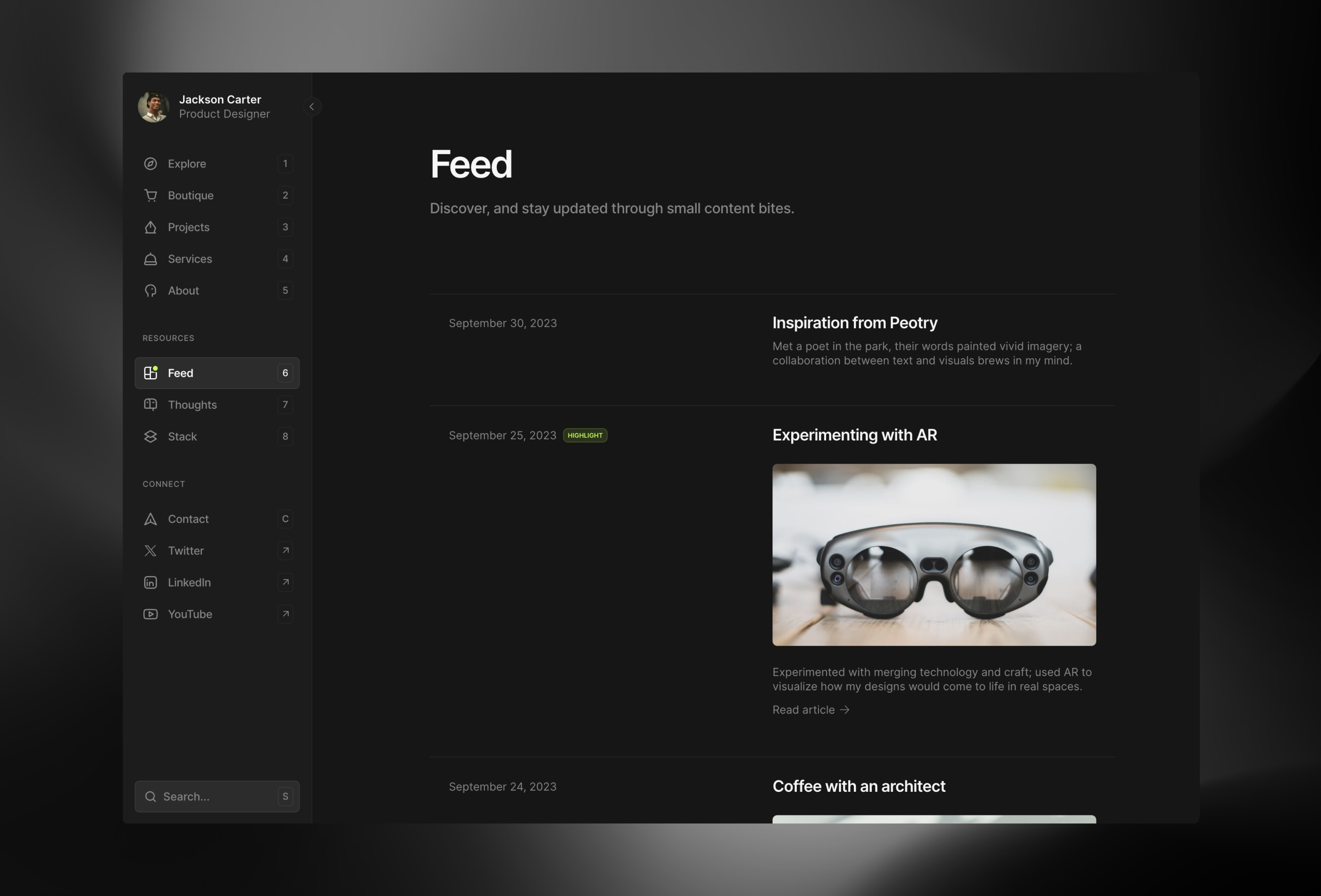 Screenshot 4 of Dashfolio neo