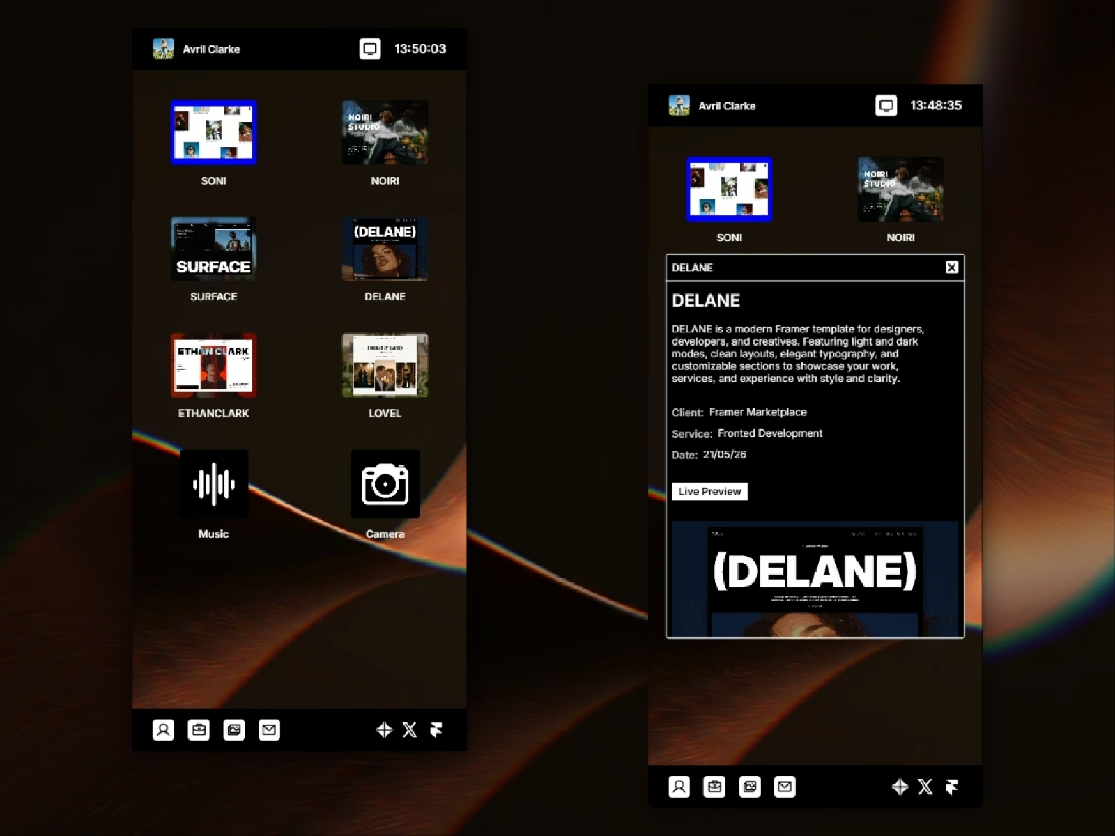 Screenshot 3 of Deskfolio