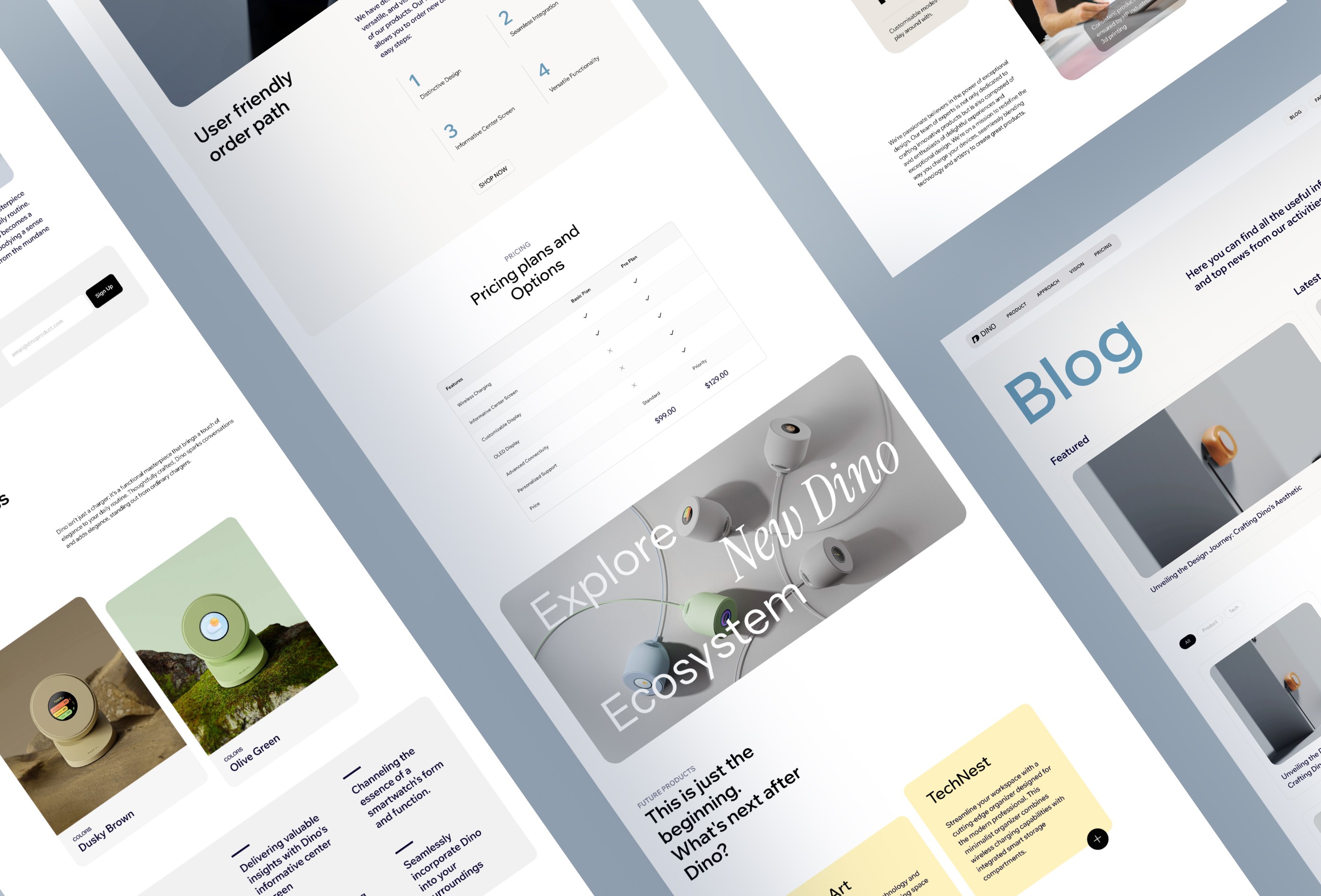 Screenshot 3 of Dino product landing page