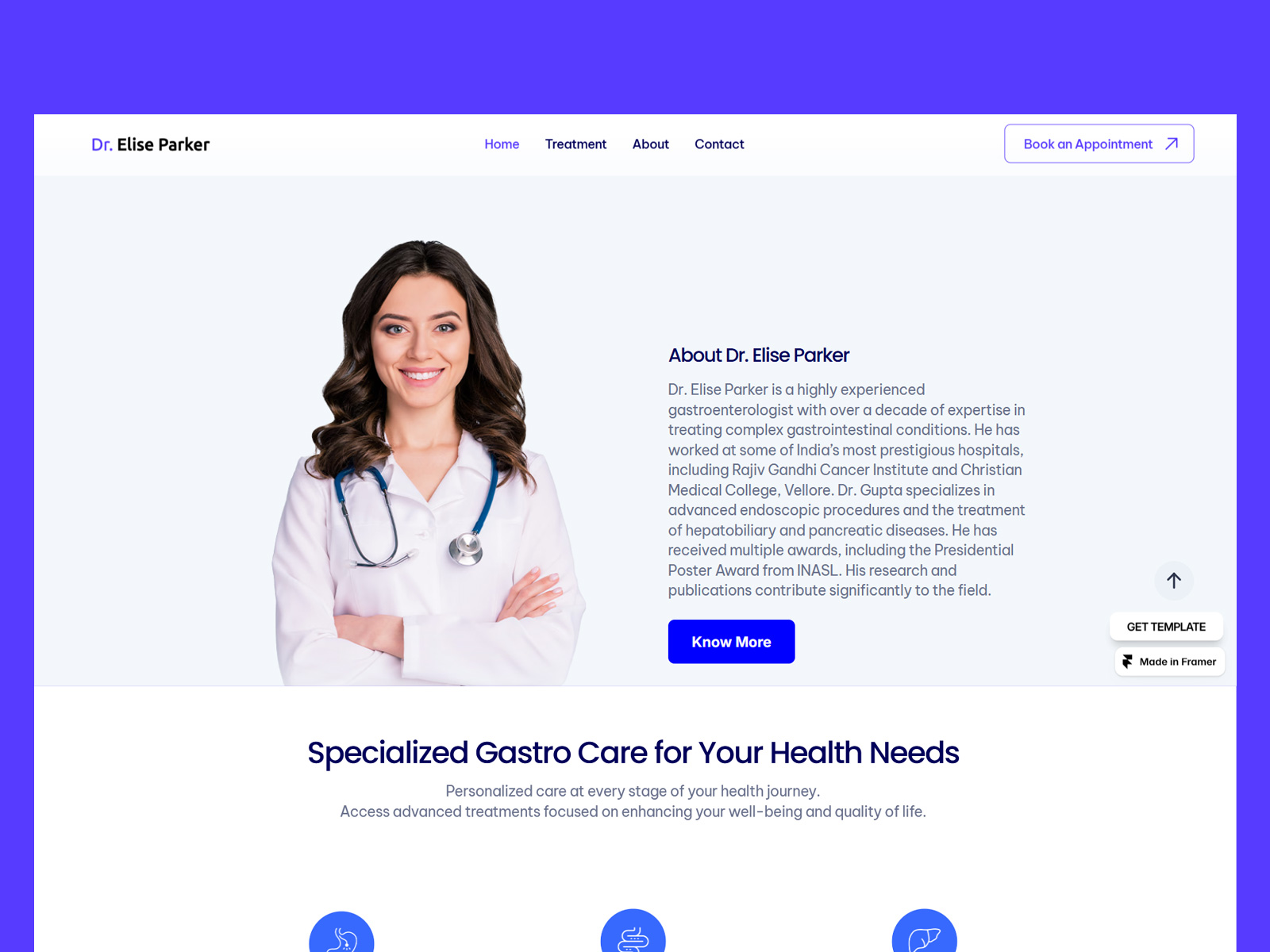 Screenshot 2 of Doctor Template