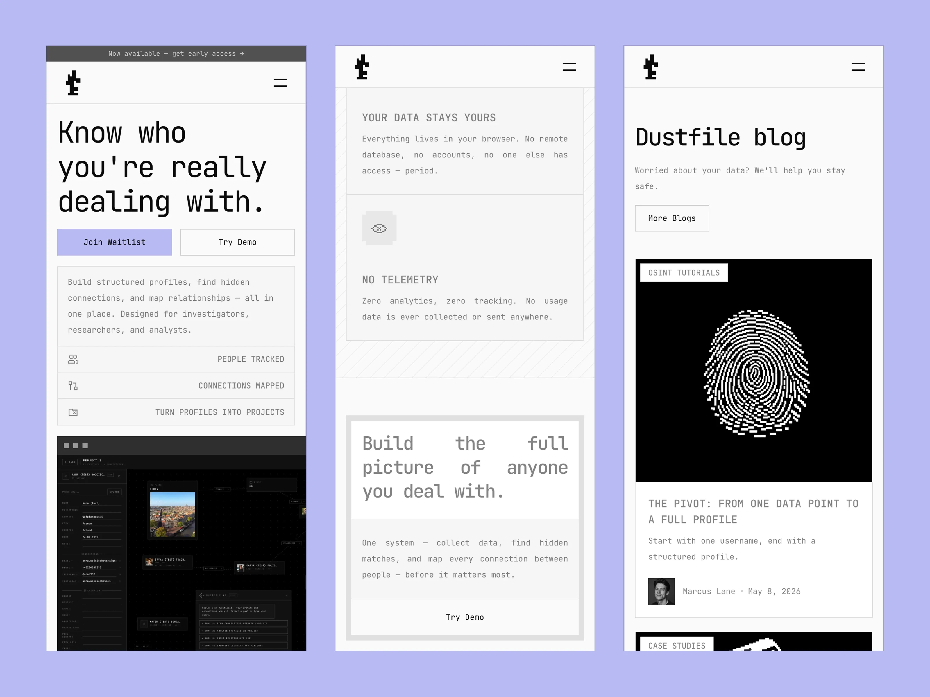 Screenshot 2 of Dustfile
