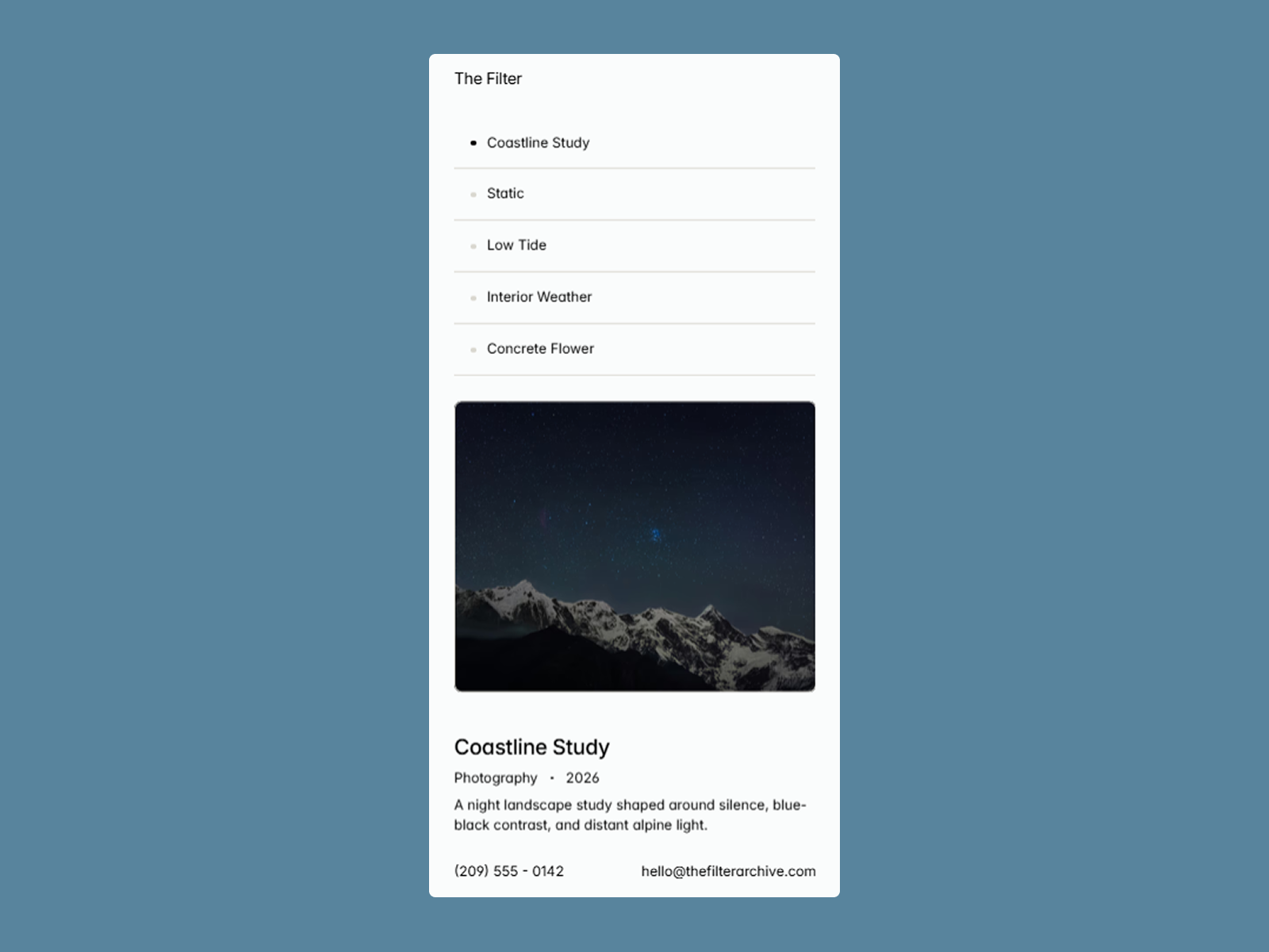 Screenshot 2 of Editorial Site