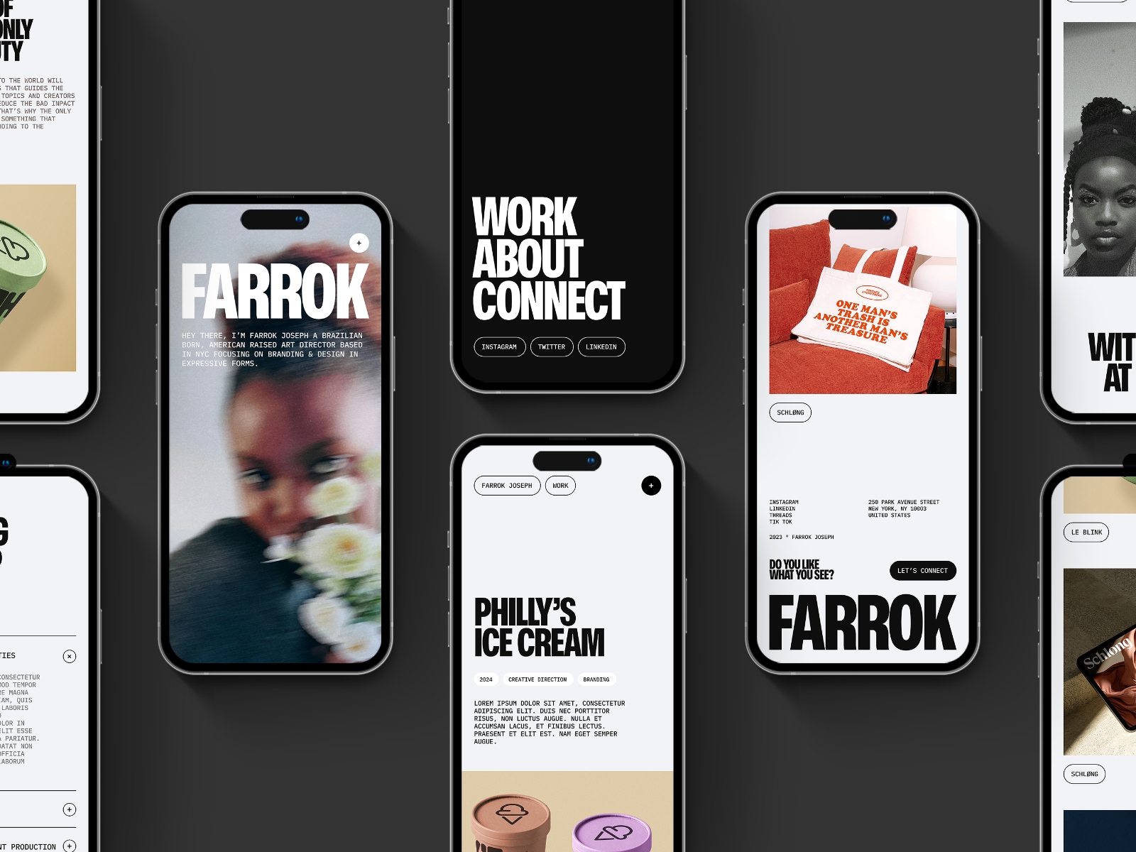 Screenshot 3 of Farrok premium agency portfolio template