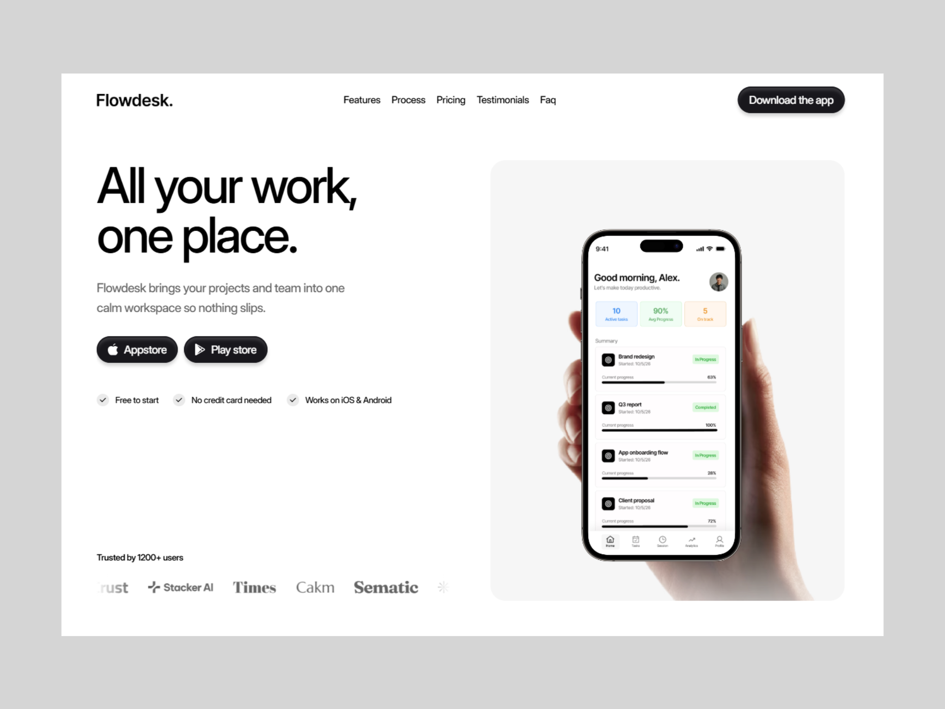 Screenshot 2 of flowdesks