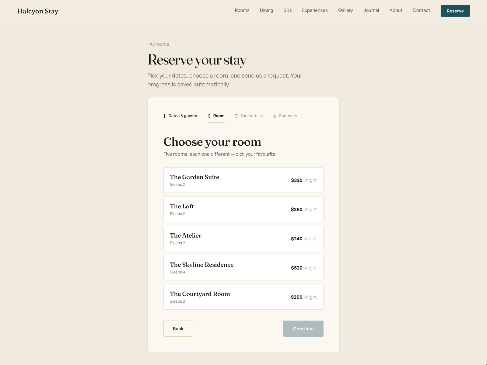 Screenshot 3 of Halcyon Stay
