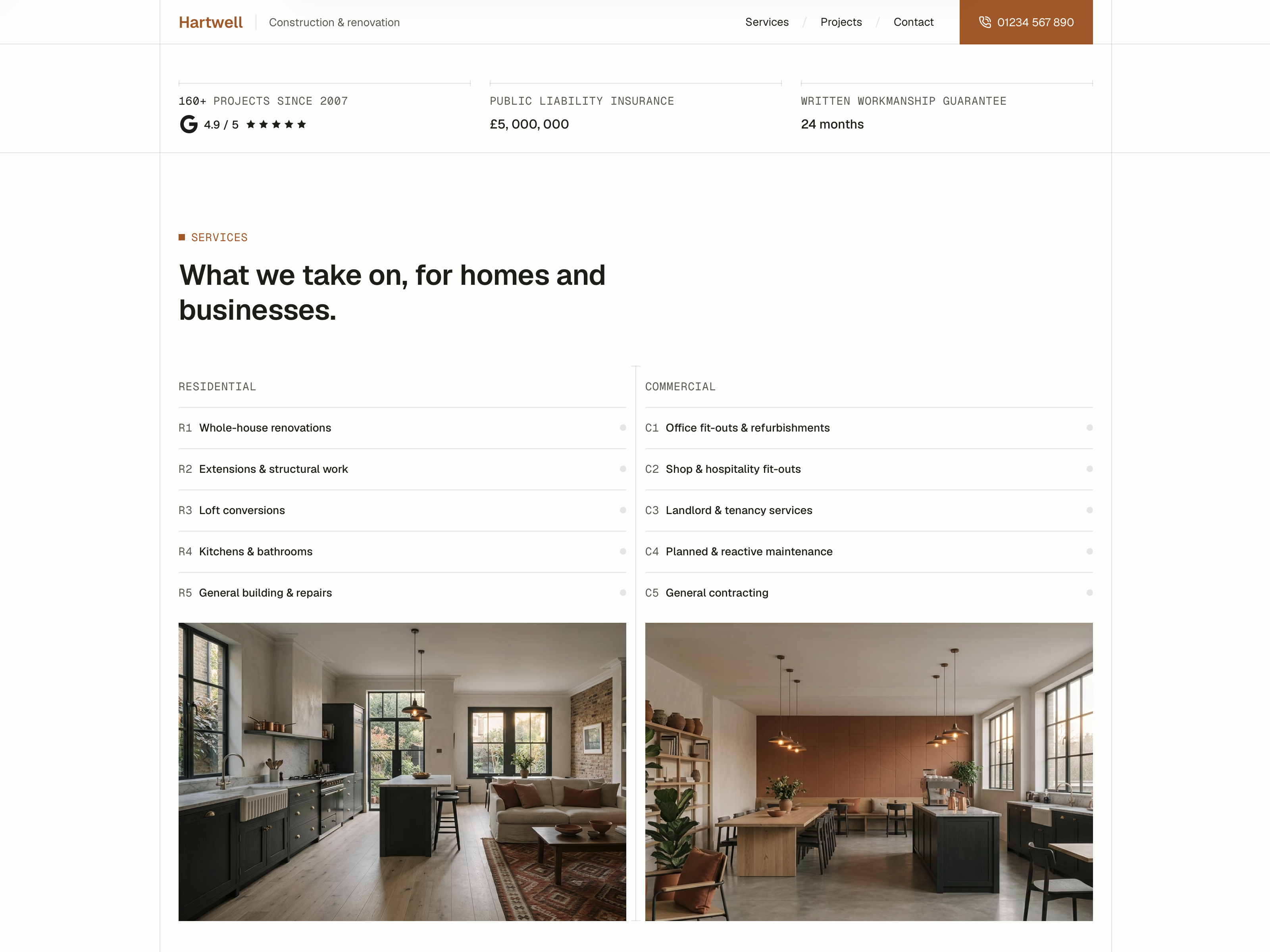 Screenshot 2 of Hartwell Builders