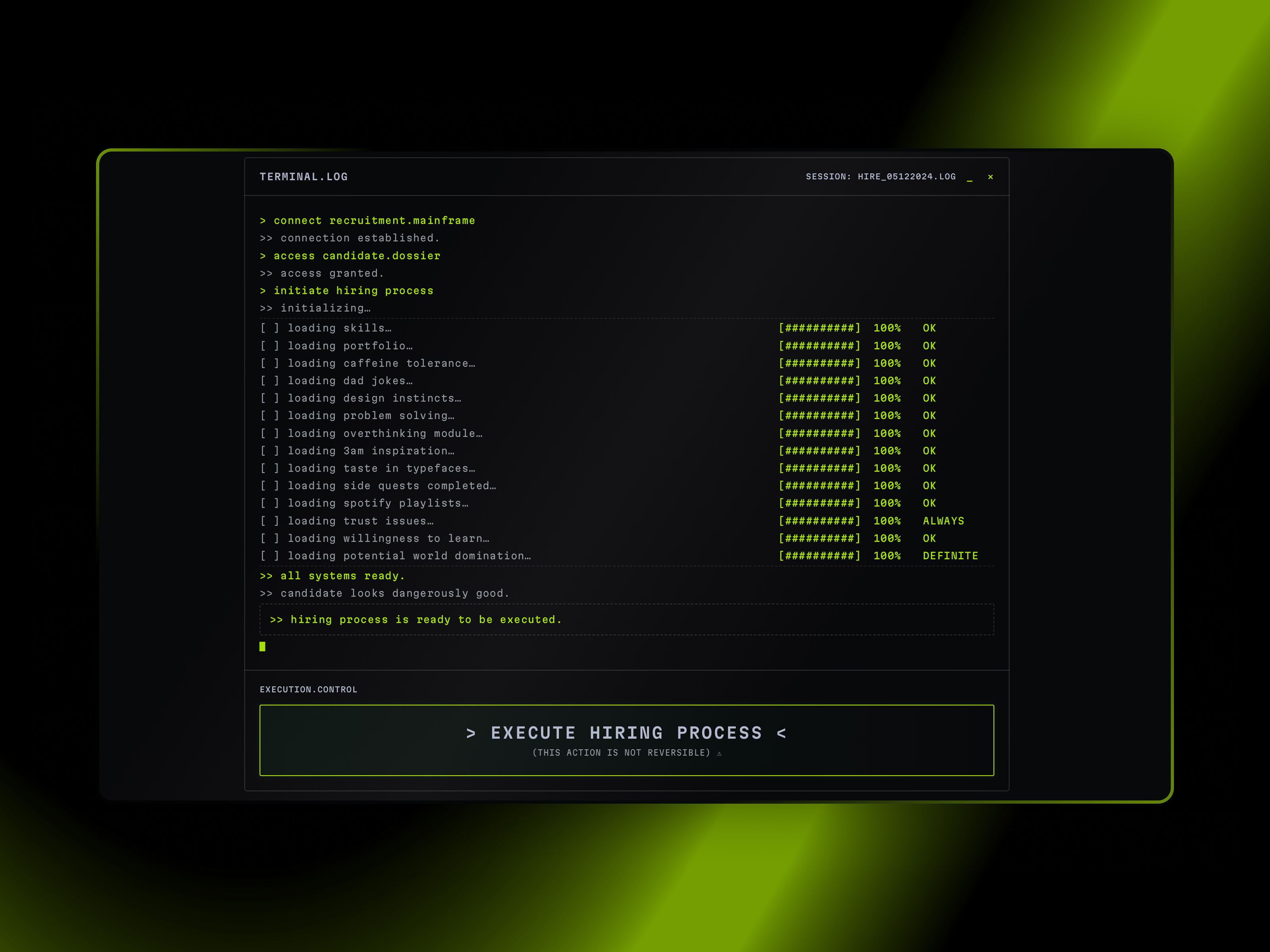 Screenshot 2 of Hire Protocol