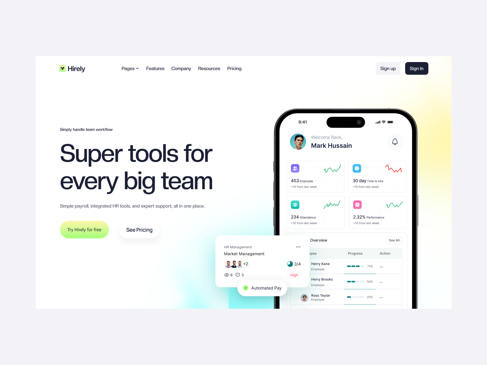 Screenshot 4 of Hirely