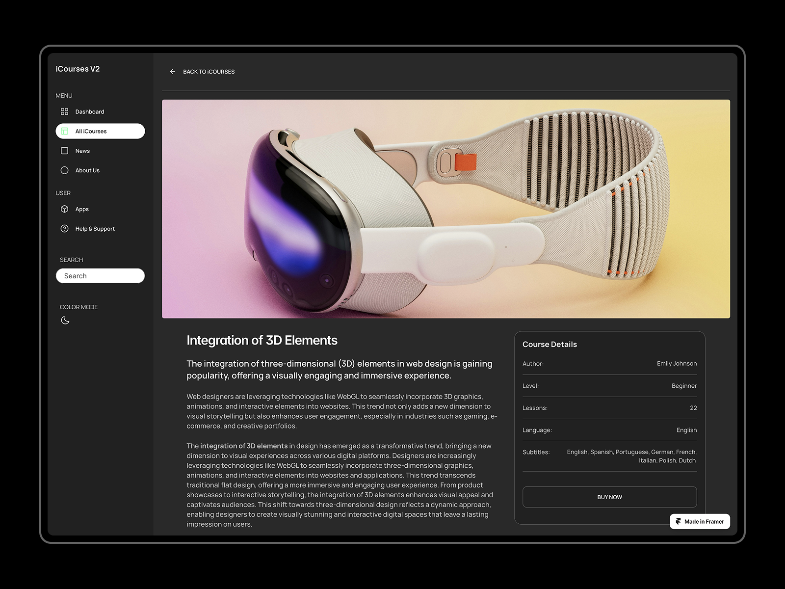 Screenshot 3 of iCourses V2