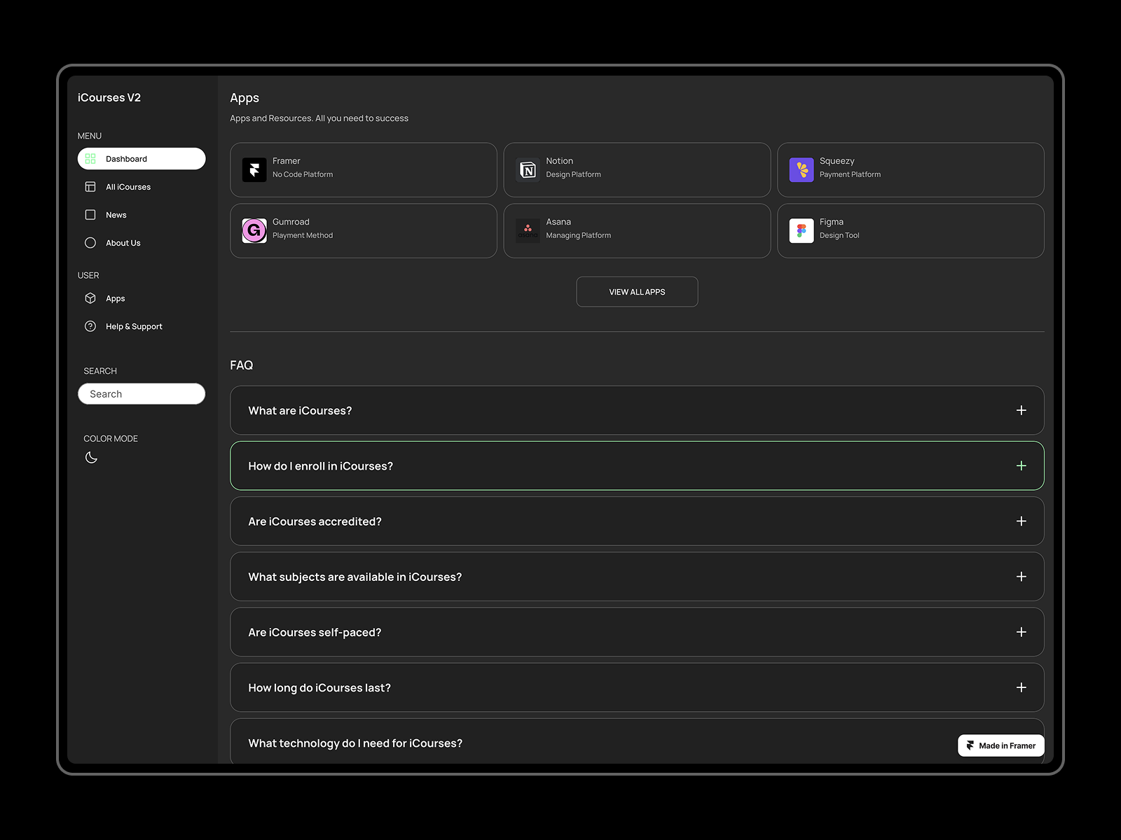 Screenshot 4 of iCourses V2