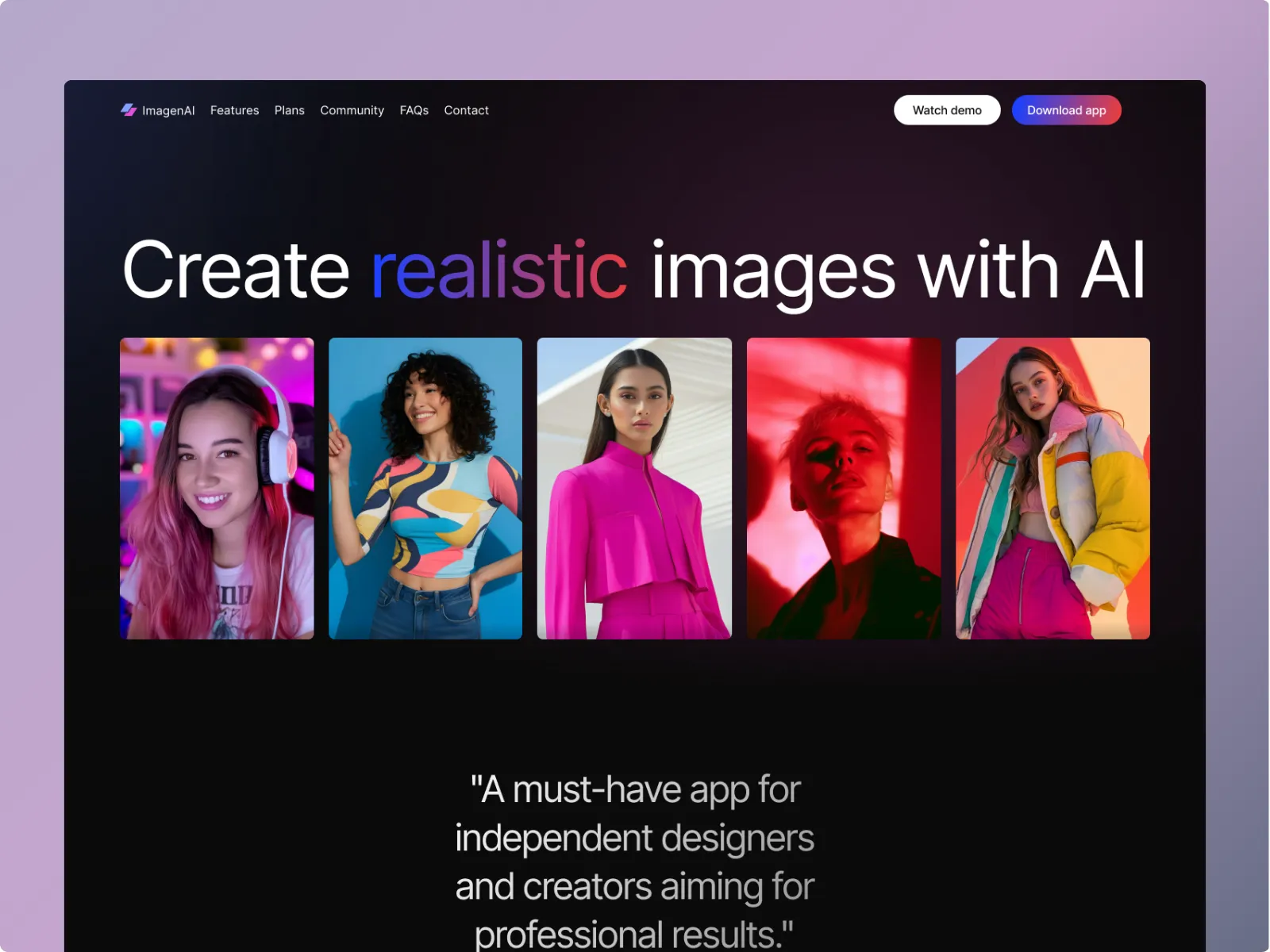 Screenshot 2 of ImagenAI