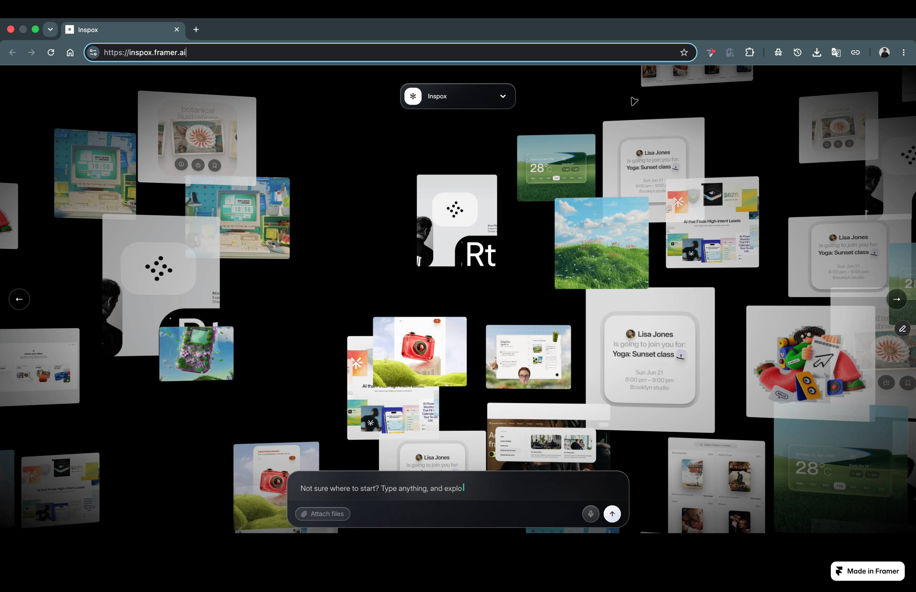 Screenshot 2 of Inspration Template