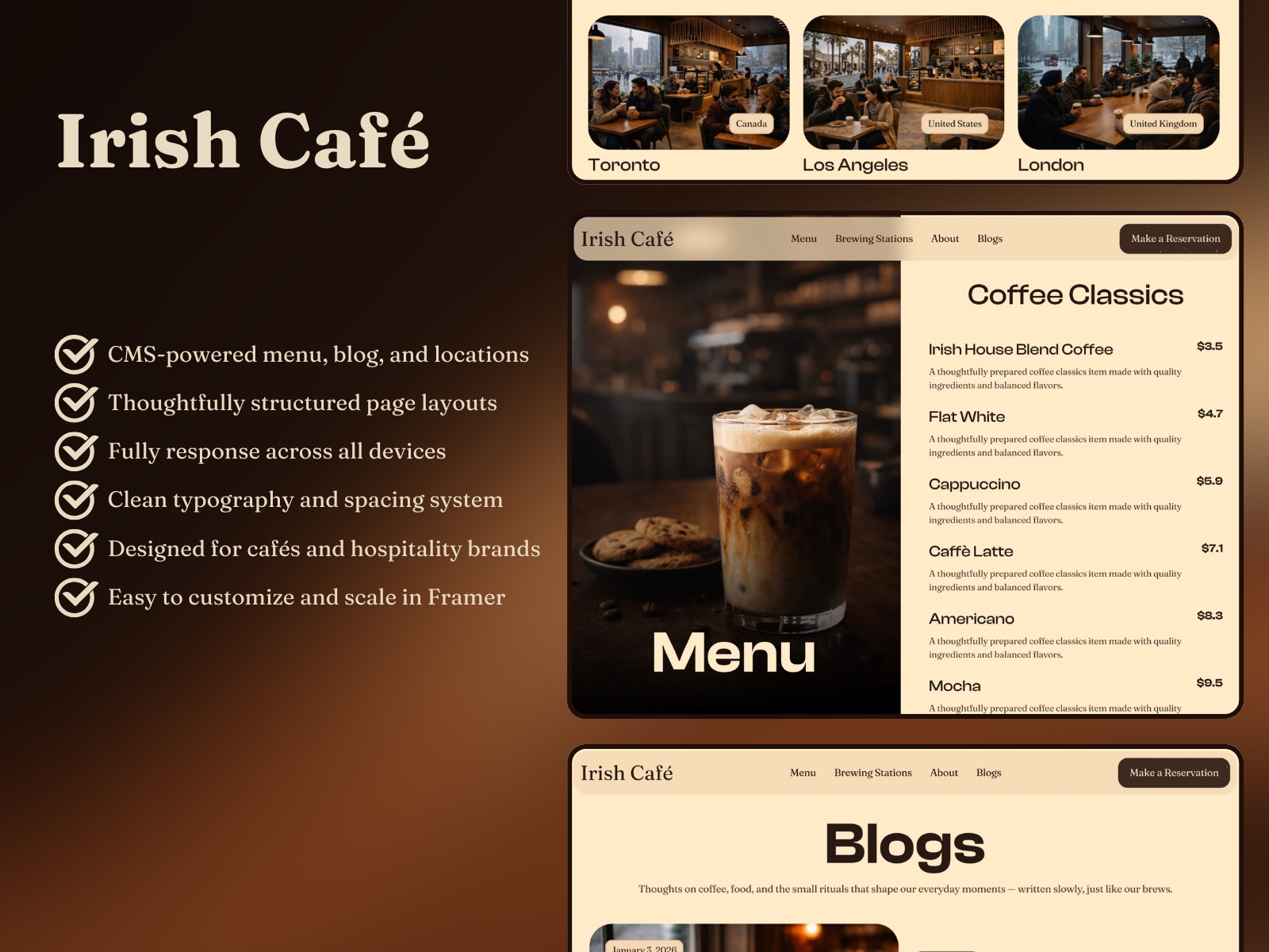Screenshot 2 of Irish Cafe