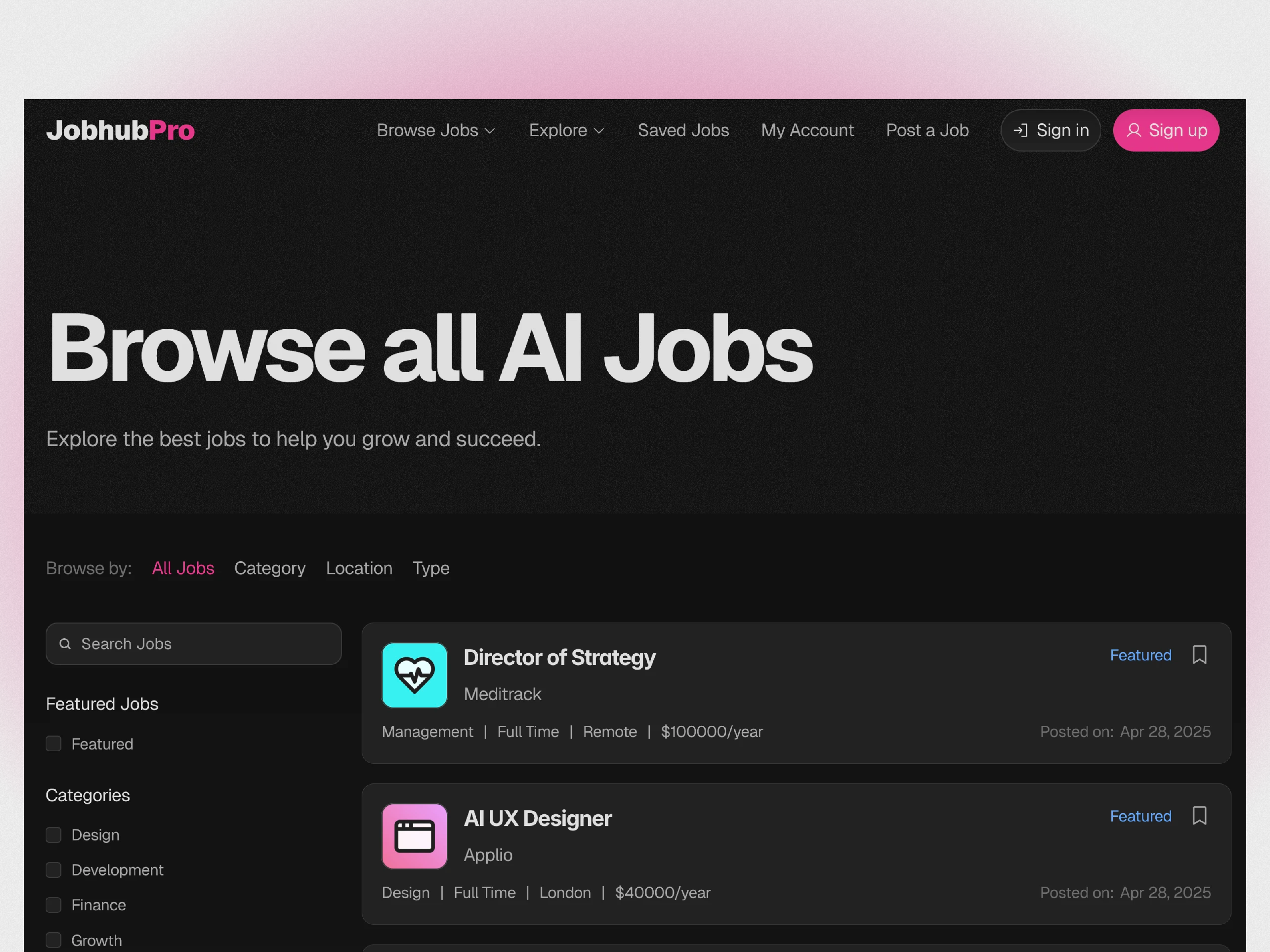 Screenshot 2 of Jobhub PRO