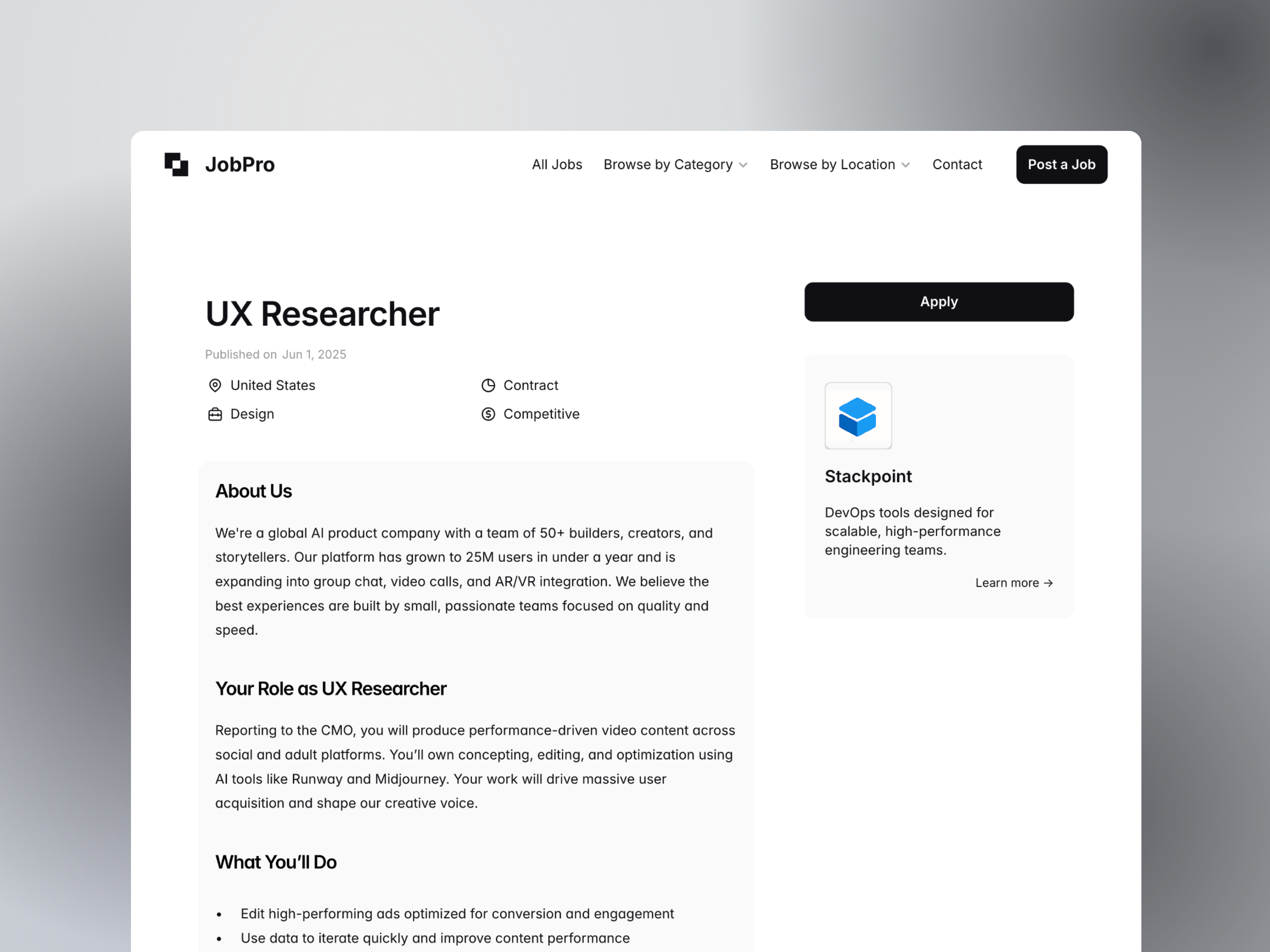 Screenshot 2 of JobPro