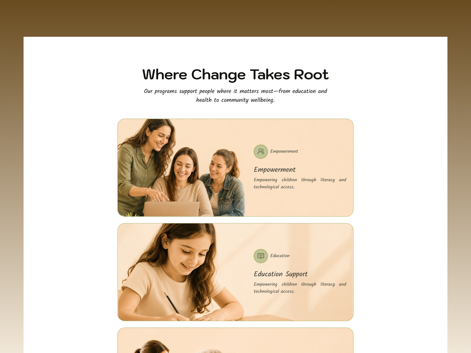 Screenshot 3 of Kindora Template