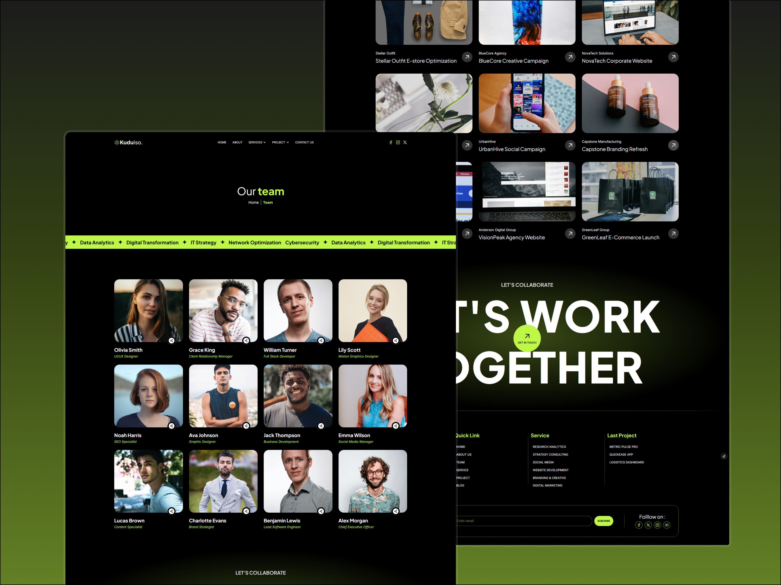 Screenshot 3 of Kuduiso Template