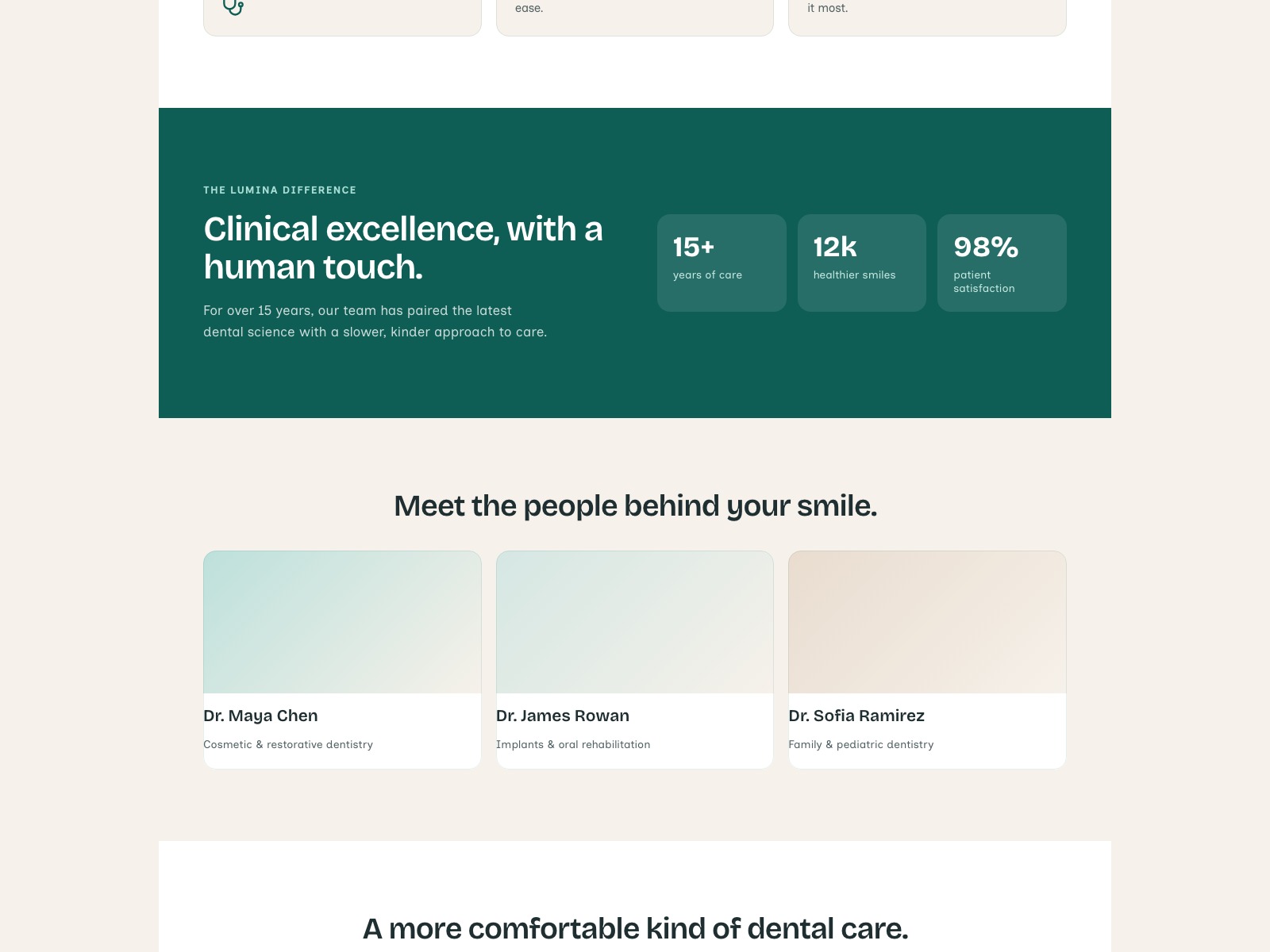 Screenshot 3 of Lumina Template