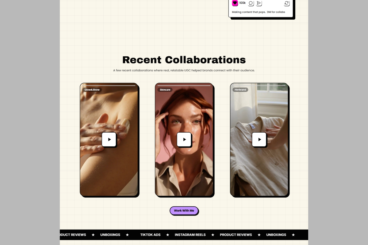 Screenshot 2 of Maya UGC Folio