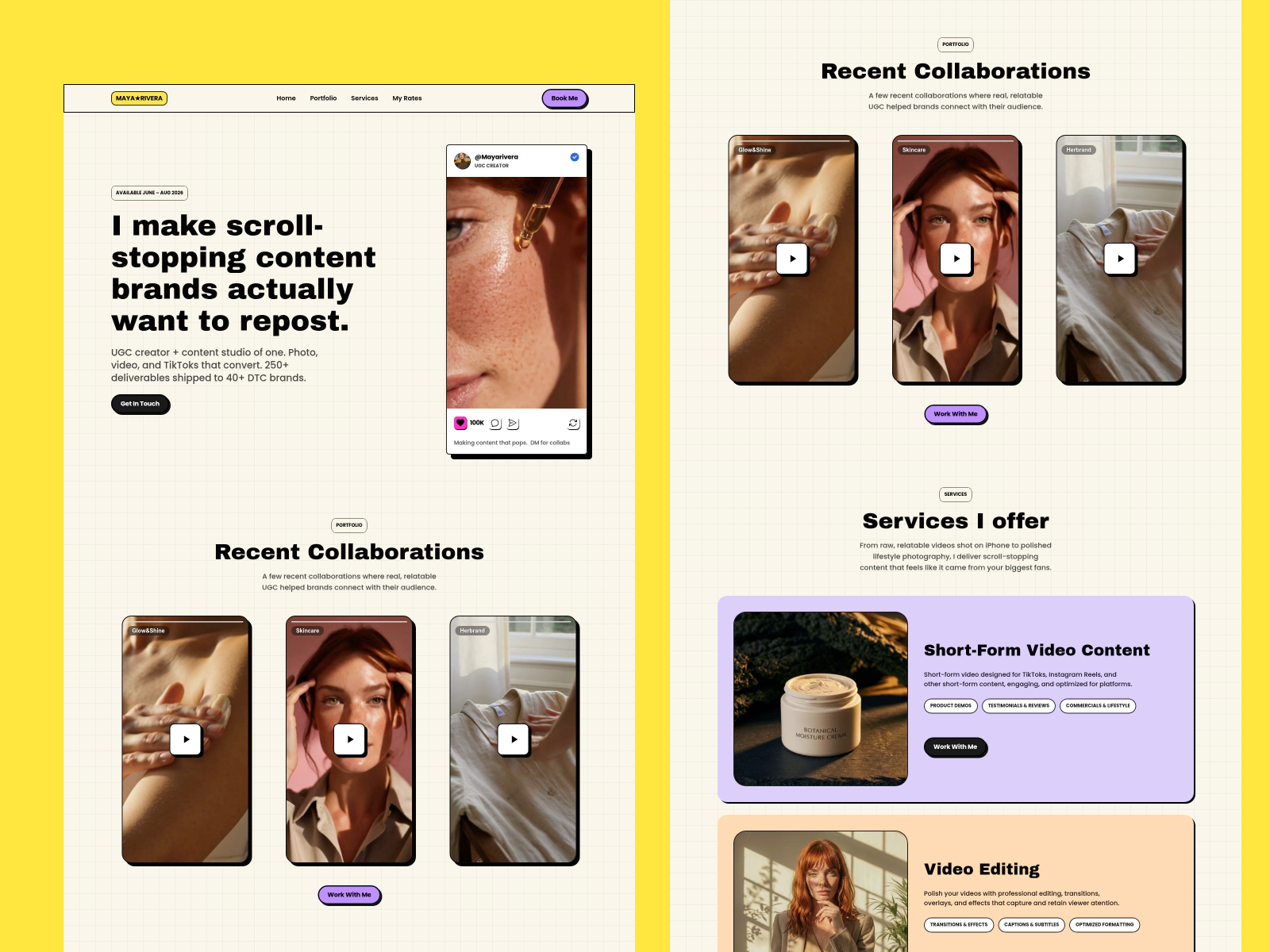 Screenshot 3 of Maya UGC Folio