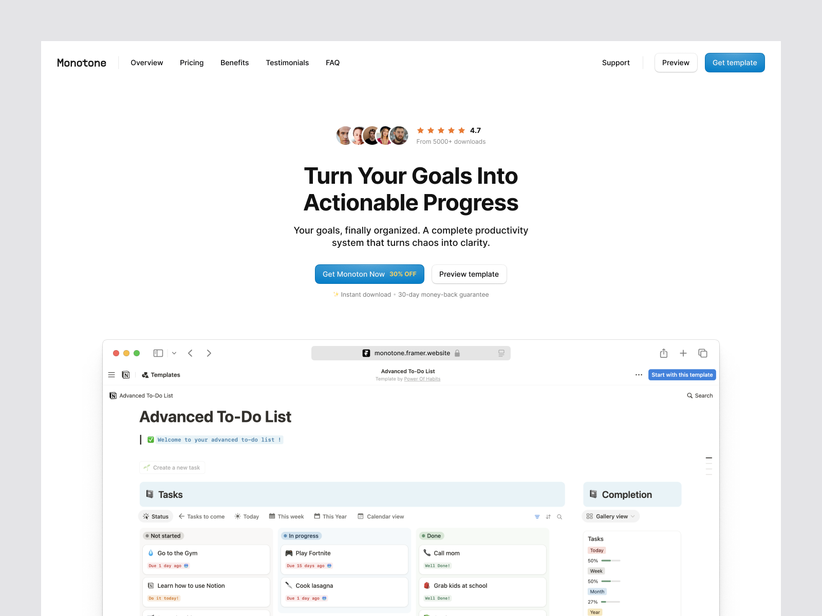 Screenshot 2 of Monotone