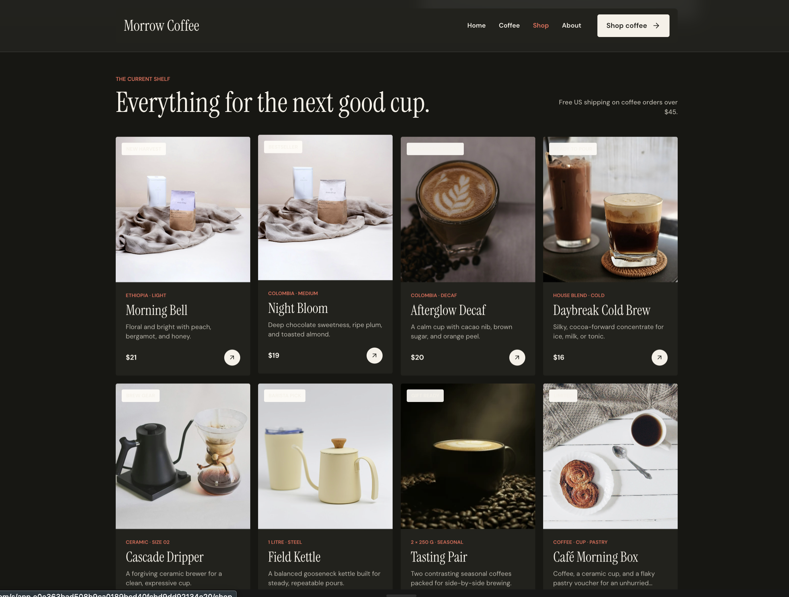 Screenshot 2 of Morrow Coffee