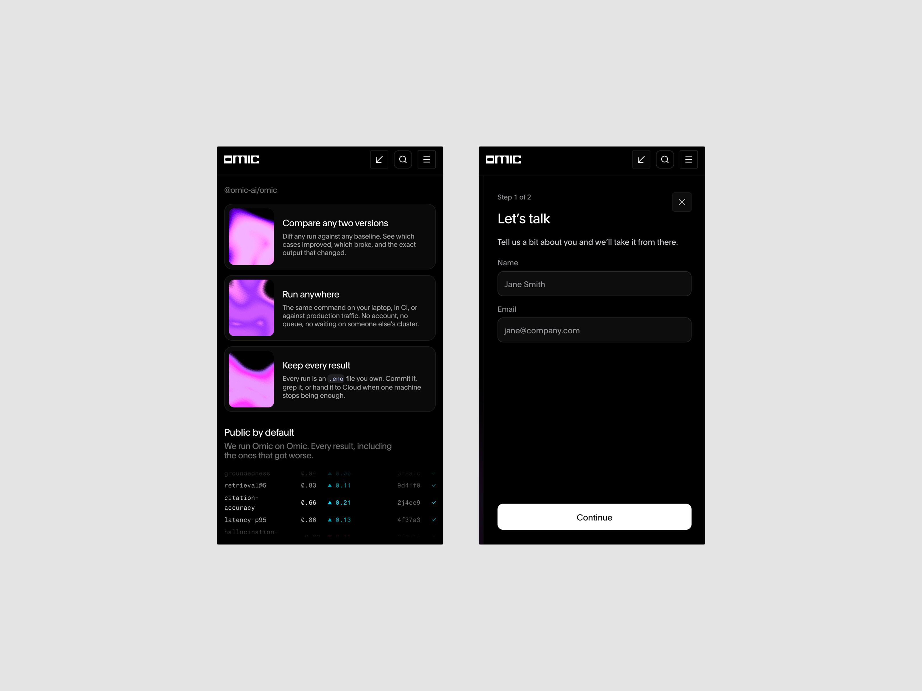 Screenshot 2 of Omic