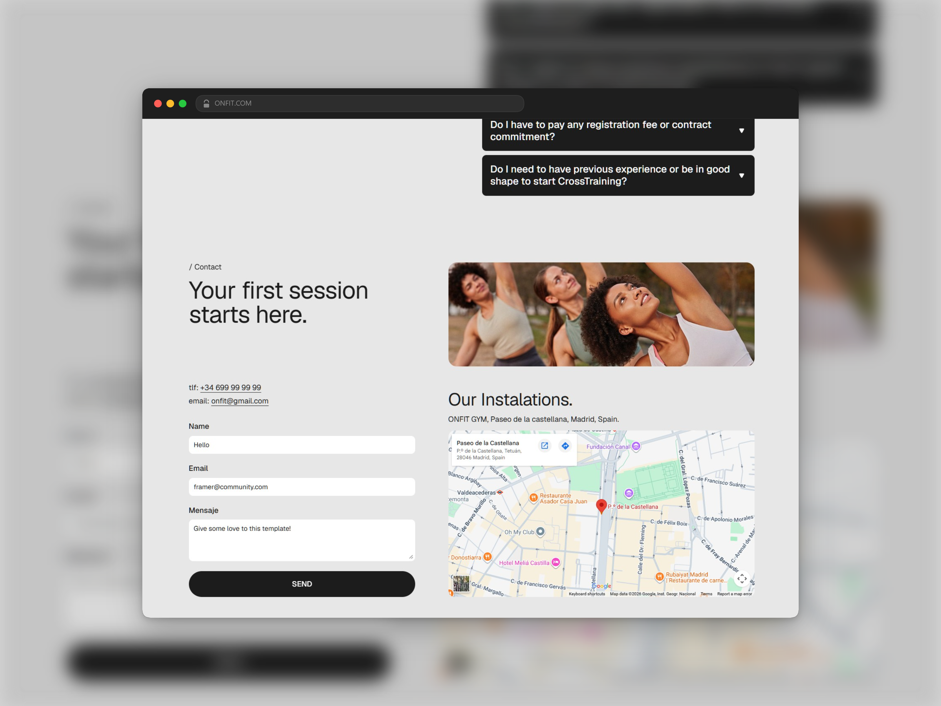 Screenshot 4 of ONFIT