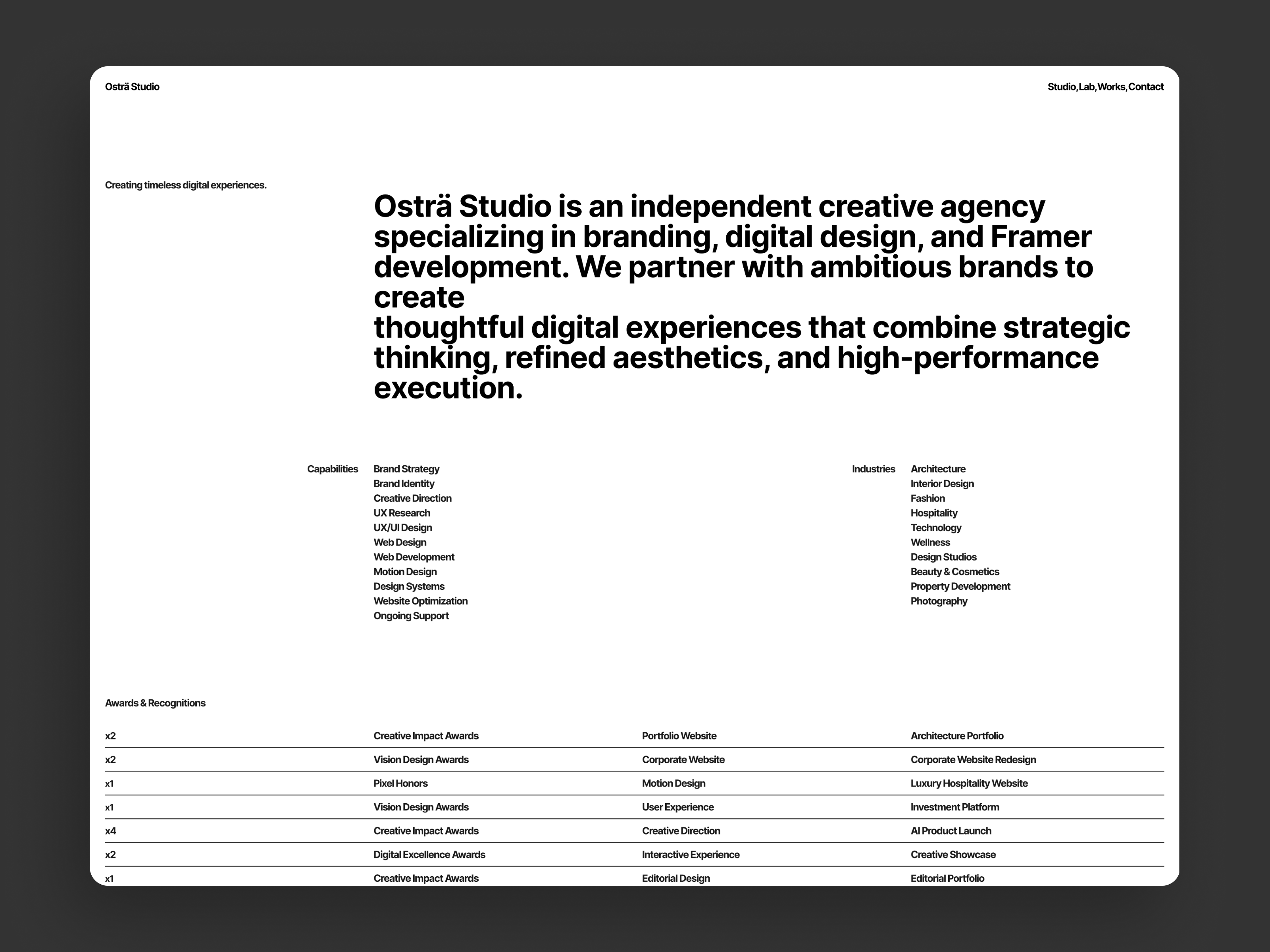 Screenshot 2 of Osträ Studio