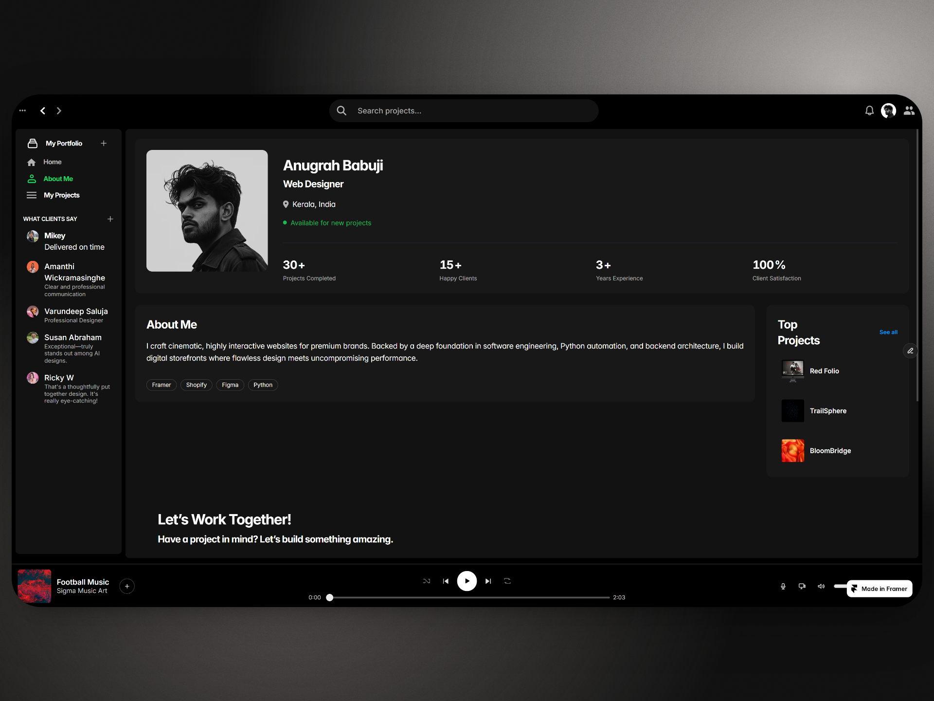 Screenshot 2 of Playfolio