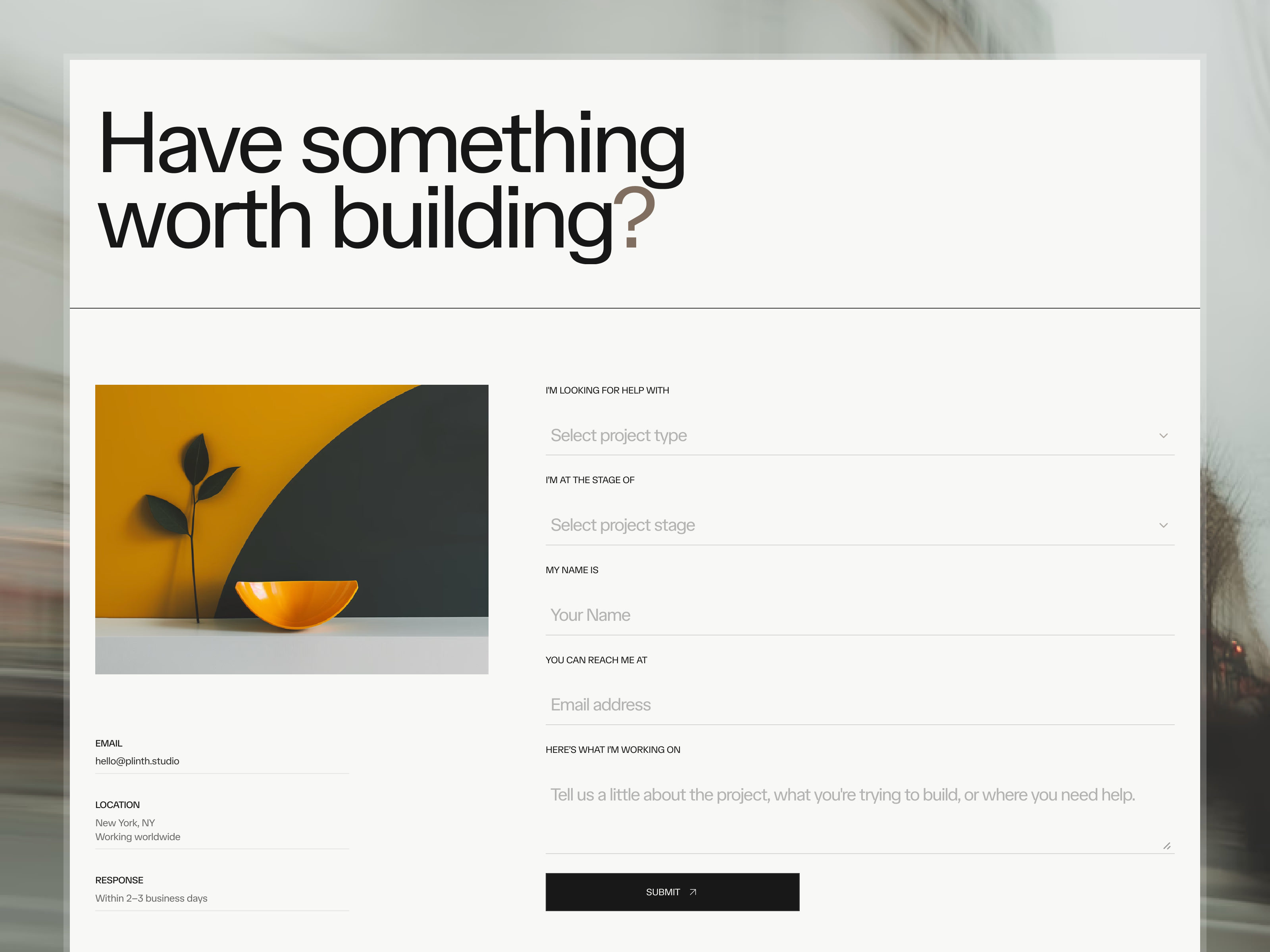 Screenshot 2 of Plinth Studio