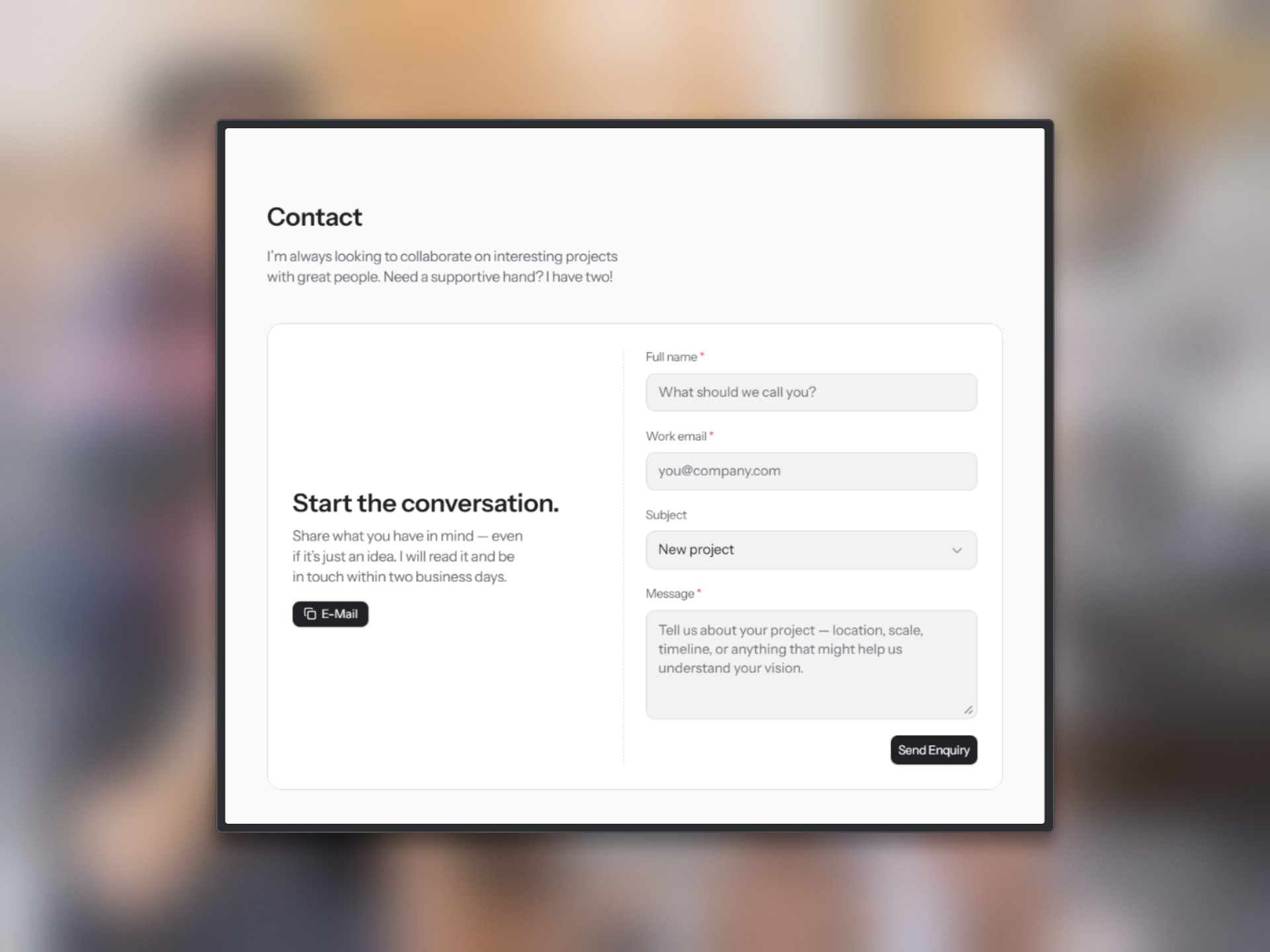 Screenshot 4 of Porfolio Product