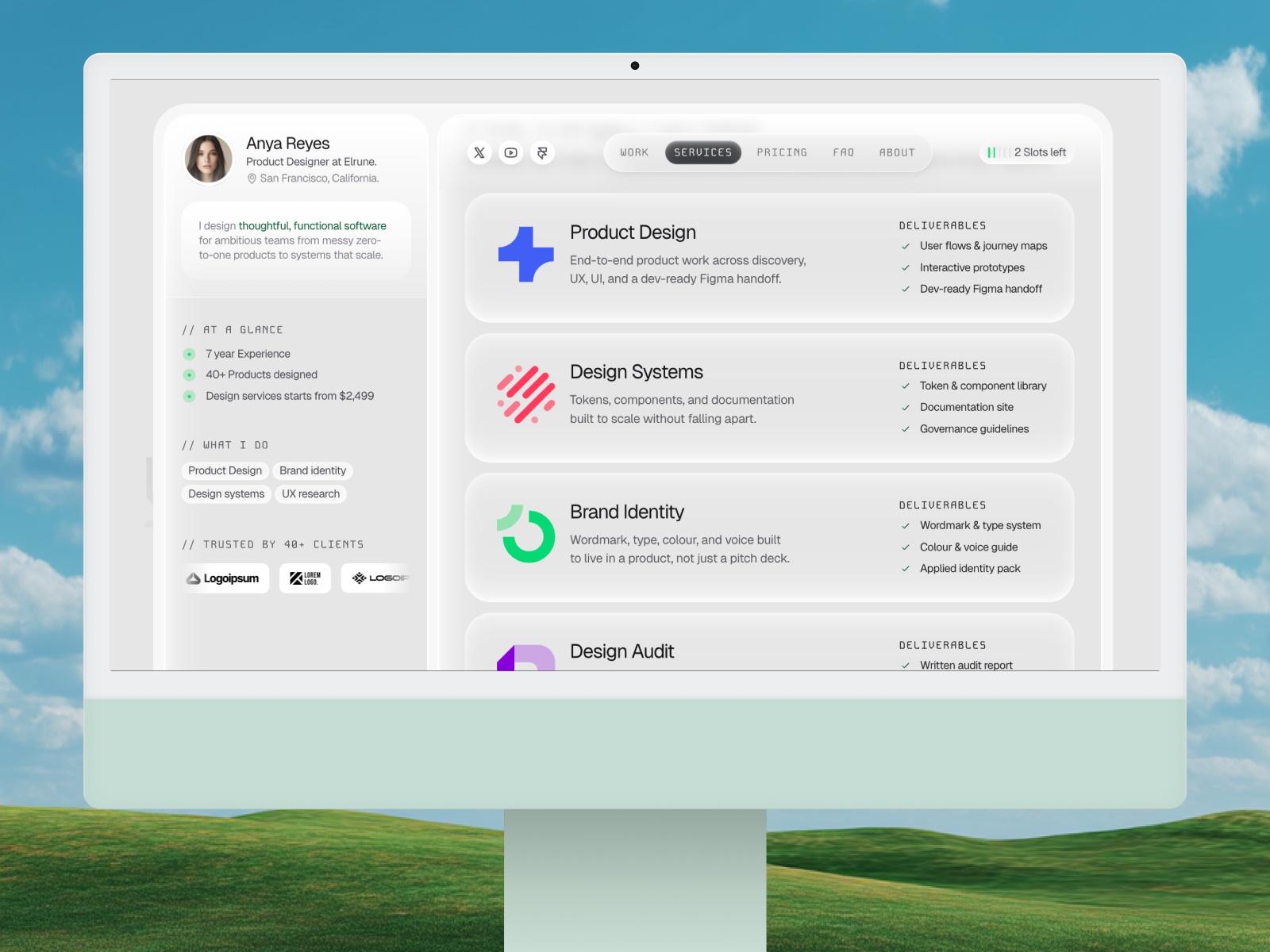 Screenshot 2 of Portfollio