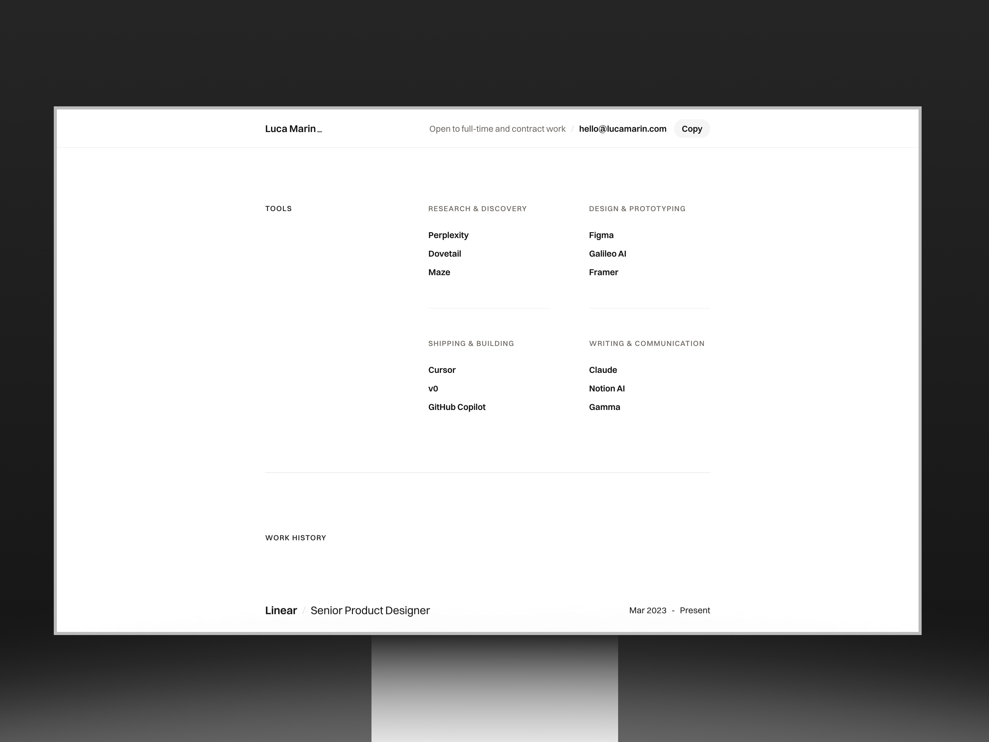 Screenshot 2 of Promptfolio