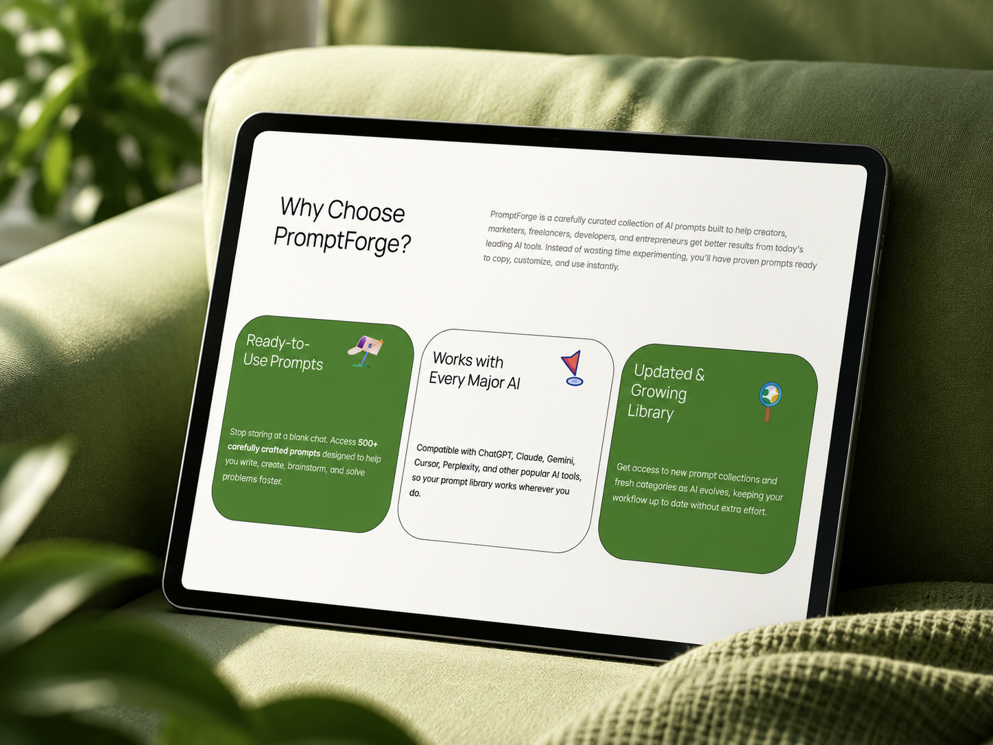 Screenshot 2 of PromptForge
