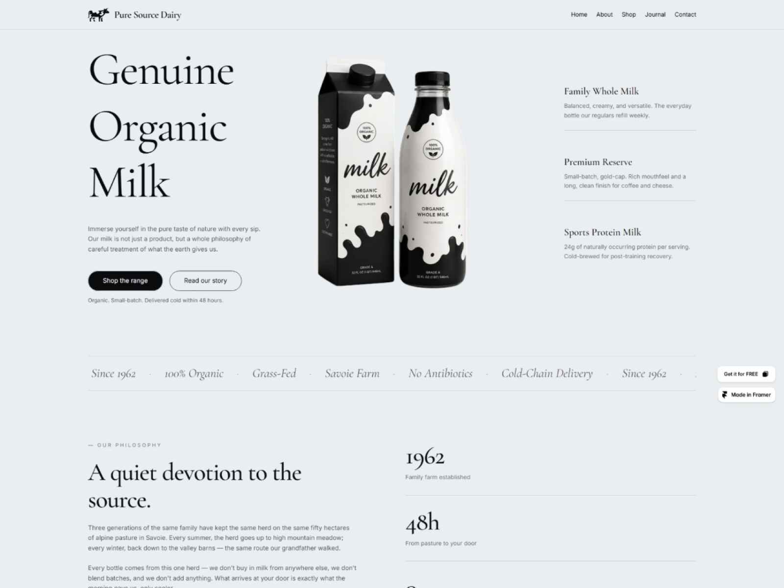 Screenshot 2 of Pure Source Dairy