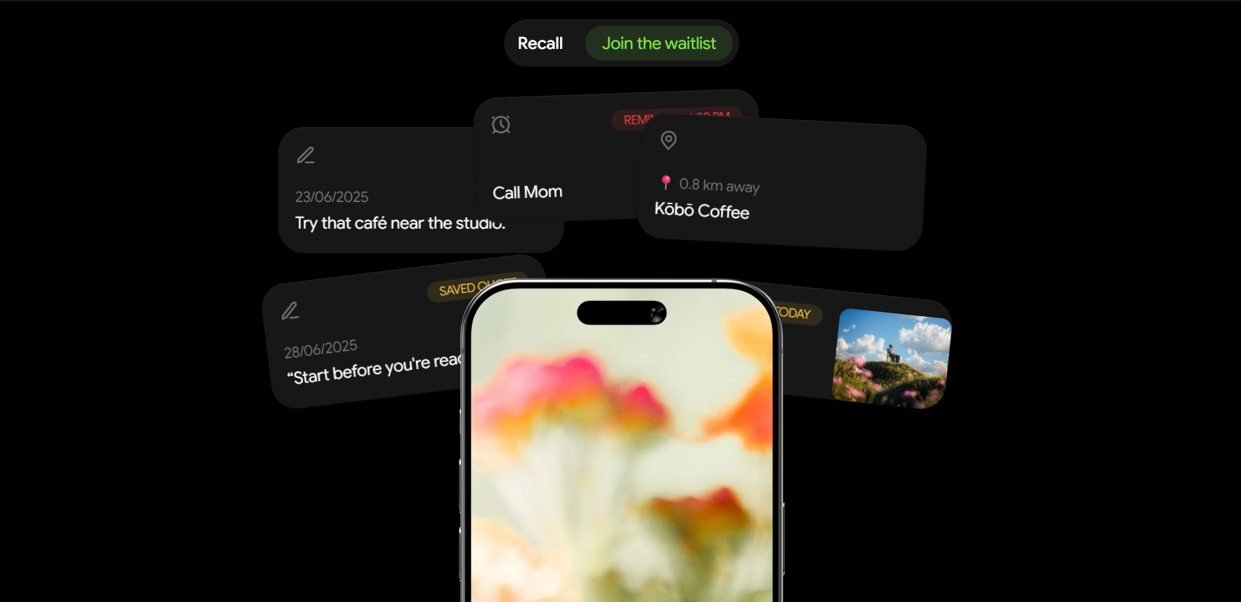 Screenshot 3 of Recall - Waitlist