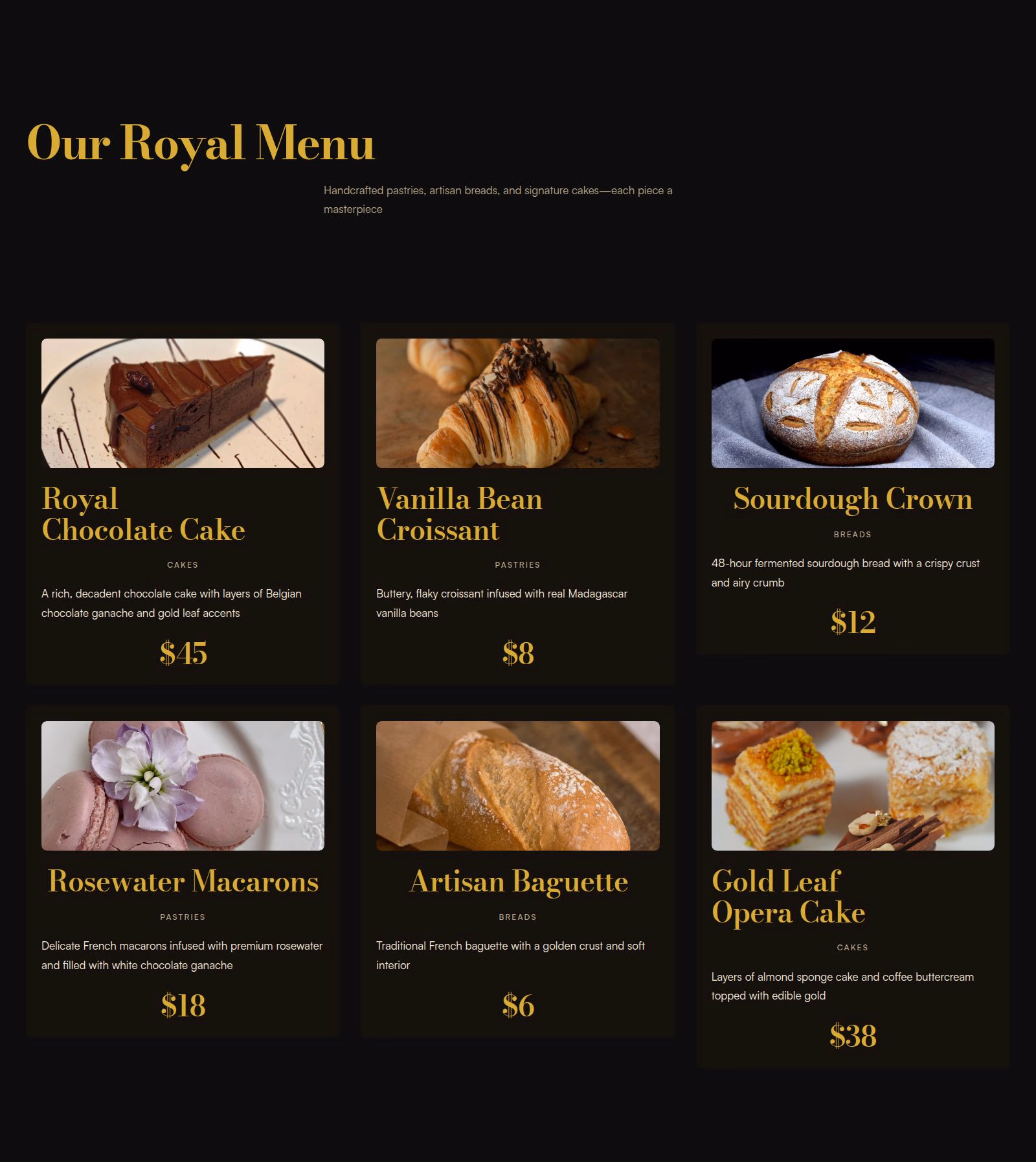 Screenshot 2 of RIMA — Luxury Bakery