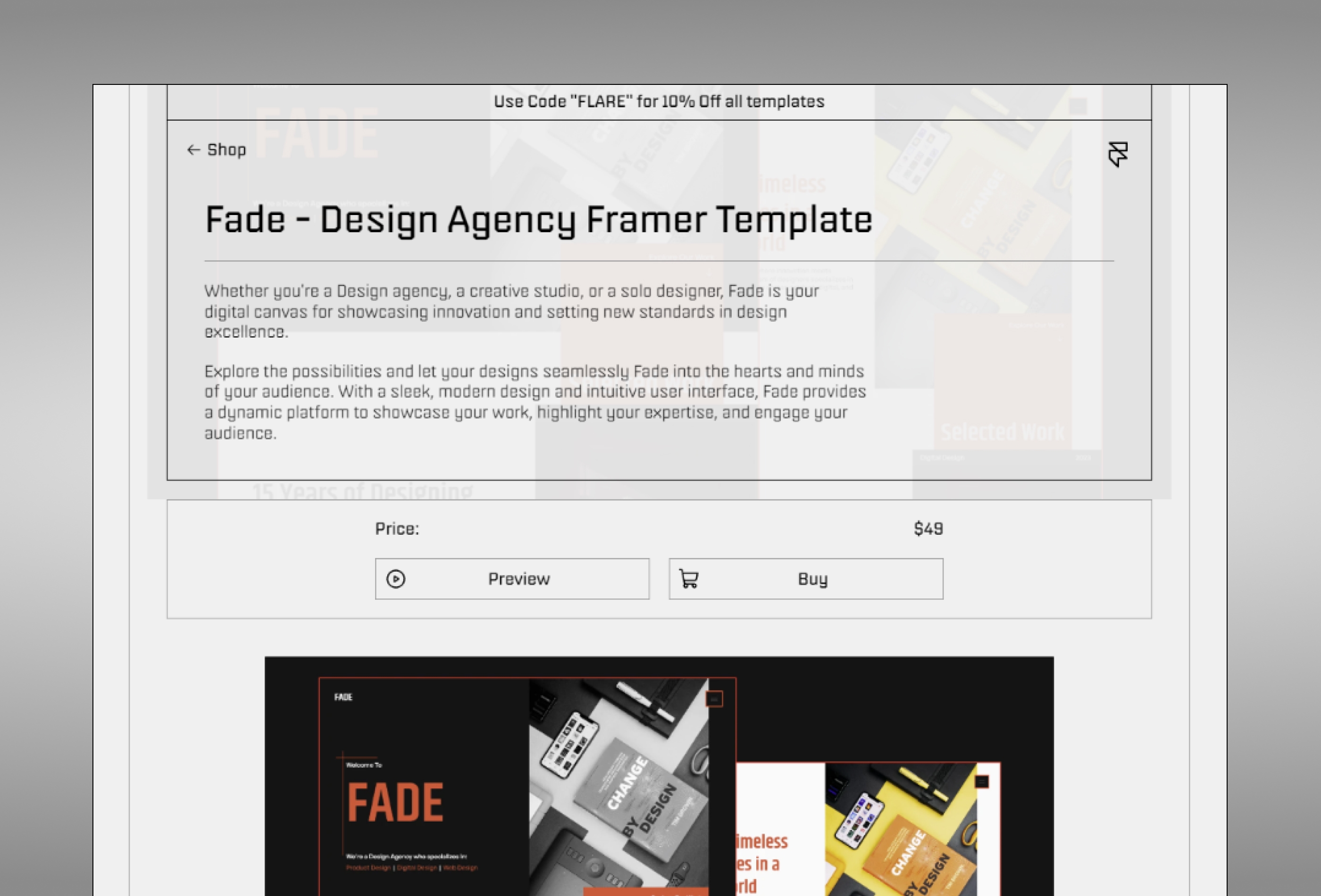 Screenshot 2 of Sample ecommerce template