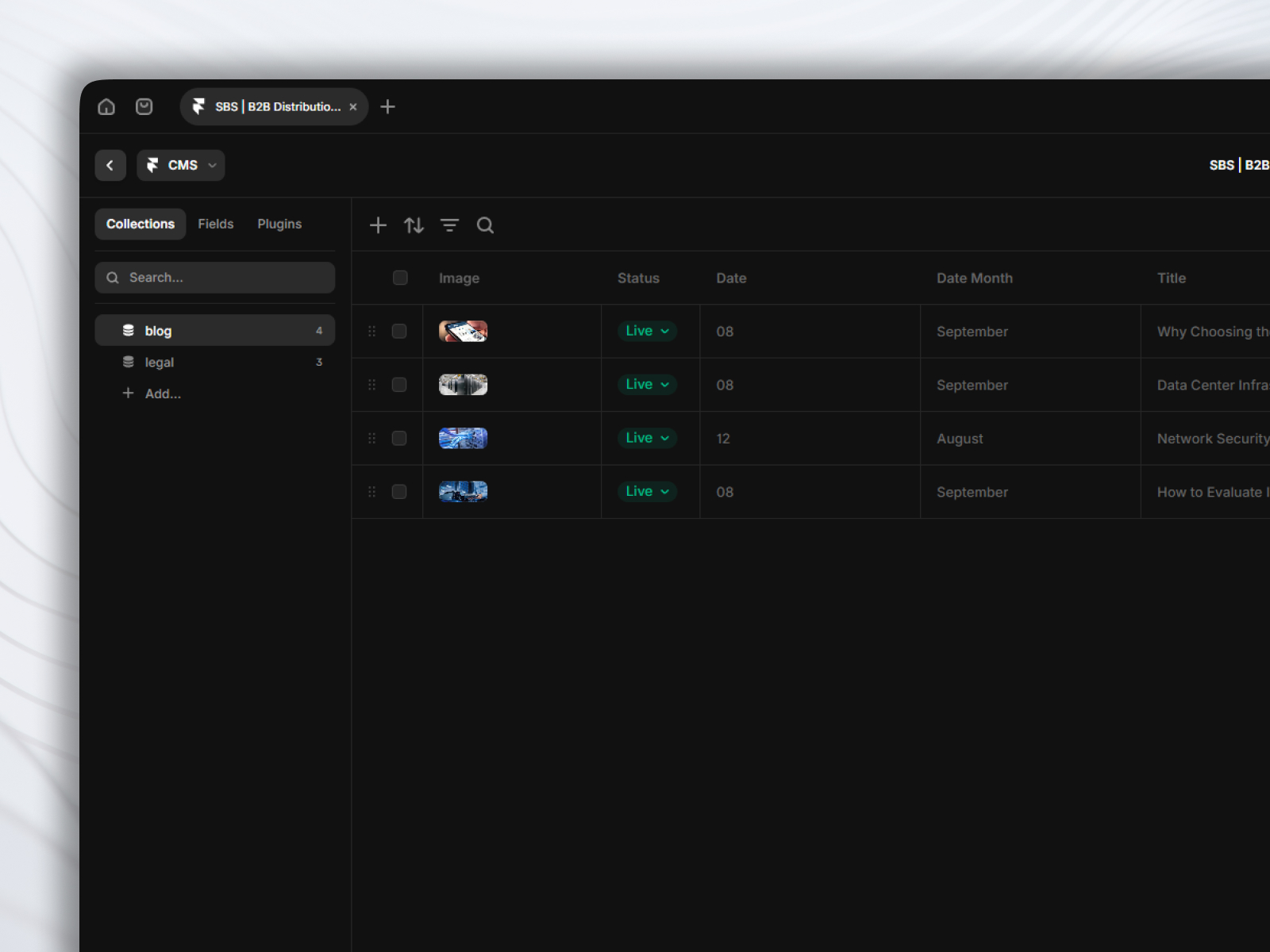 Screenshot 3 of SBS Distribution